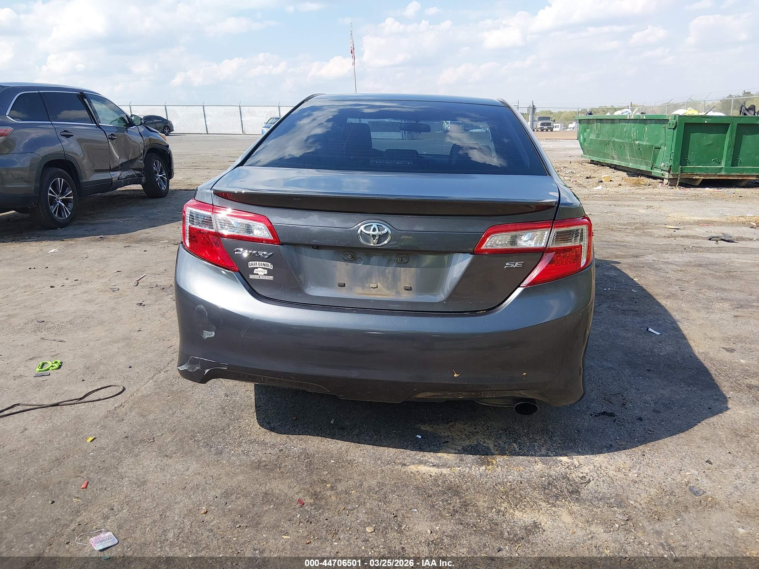 2014 Toyota Camry Se Sport Black vin: 4T1BF1FK4EU433242