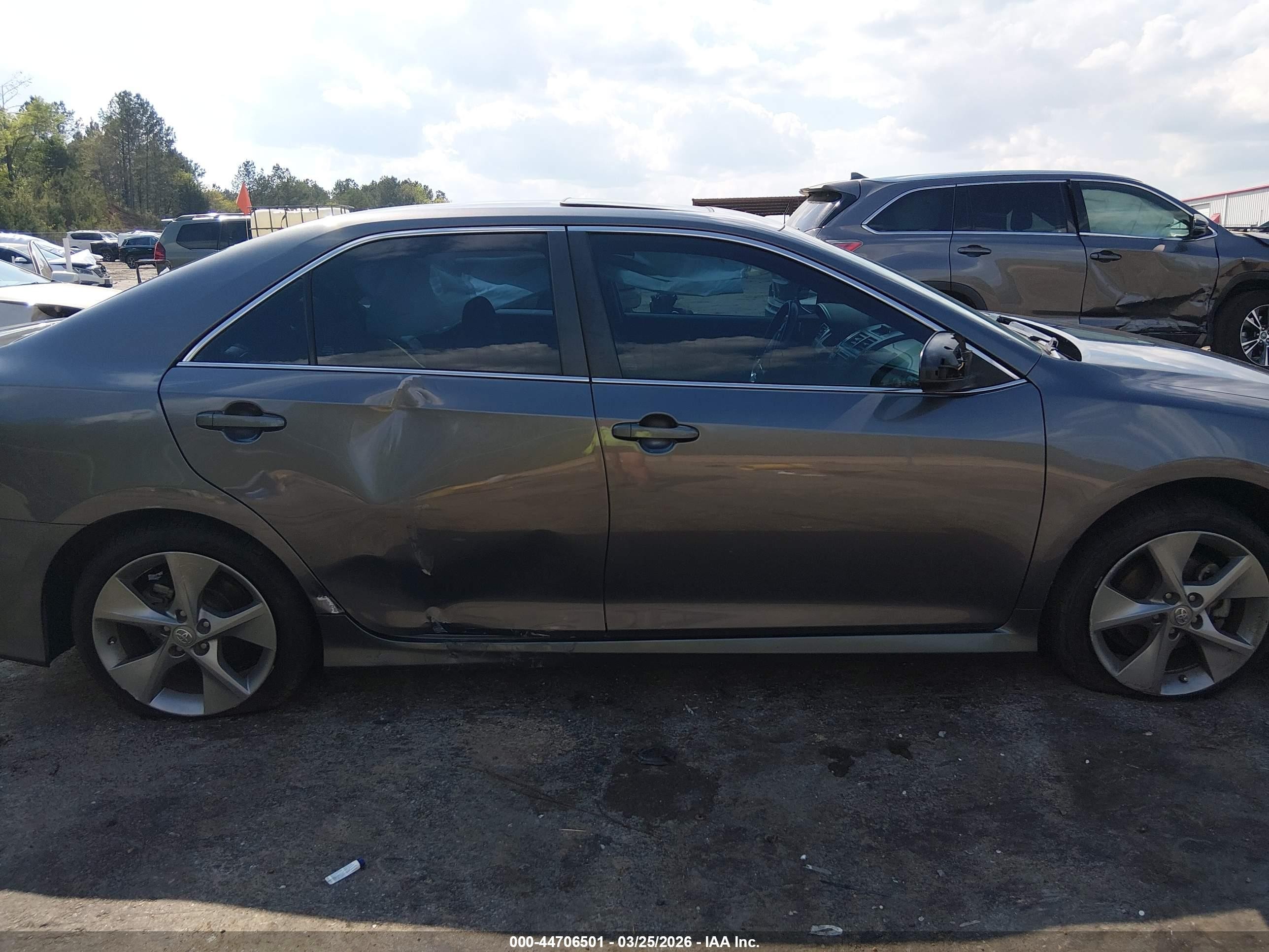 2014 Toyota Camry Se Sport Black vin: 4T1BF1FK4EU433242