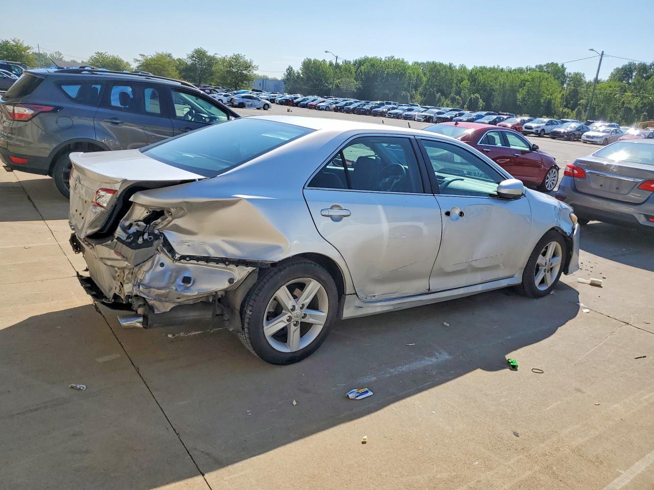 2014 Toyota Camry Se Gray vin: 4T1BF1FK4EU434553