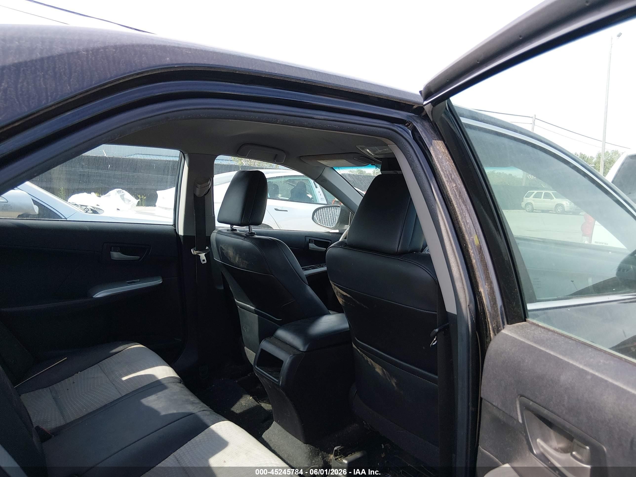 2014 Toyota Camry Se Black vin: 4T1BF1FK4EU436139