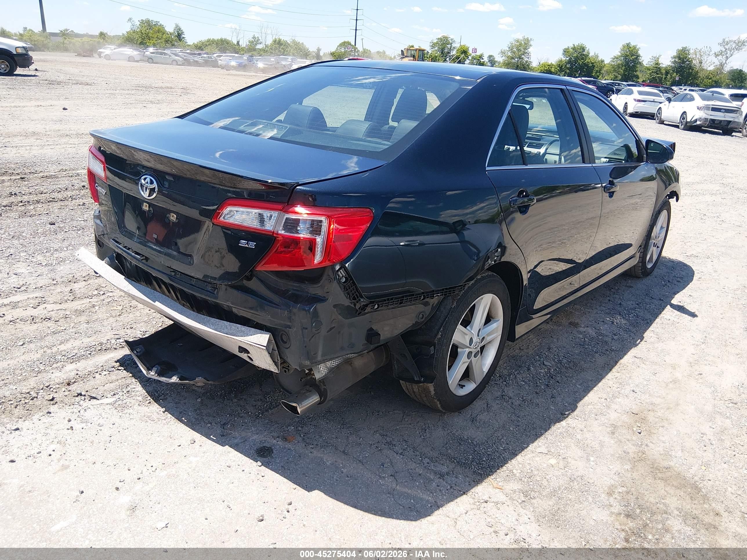 2014 Toyota Camry Se Blue vin: 4T1BF1FK4EU442457