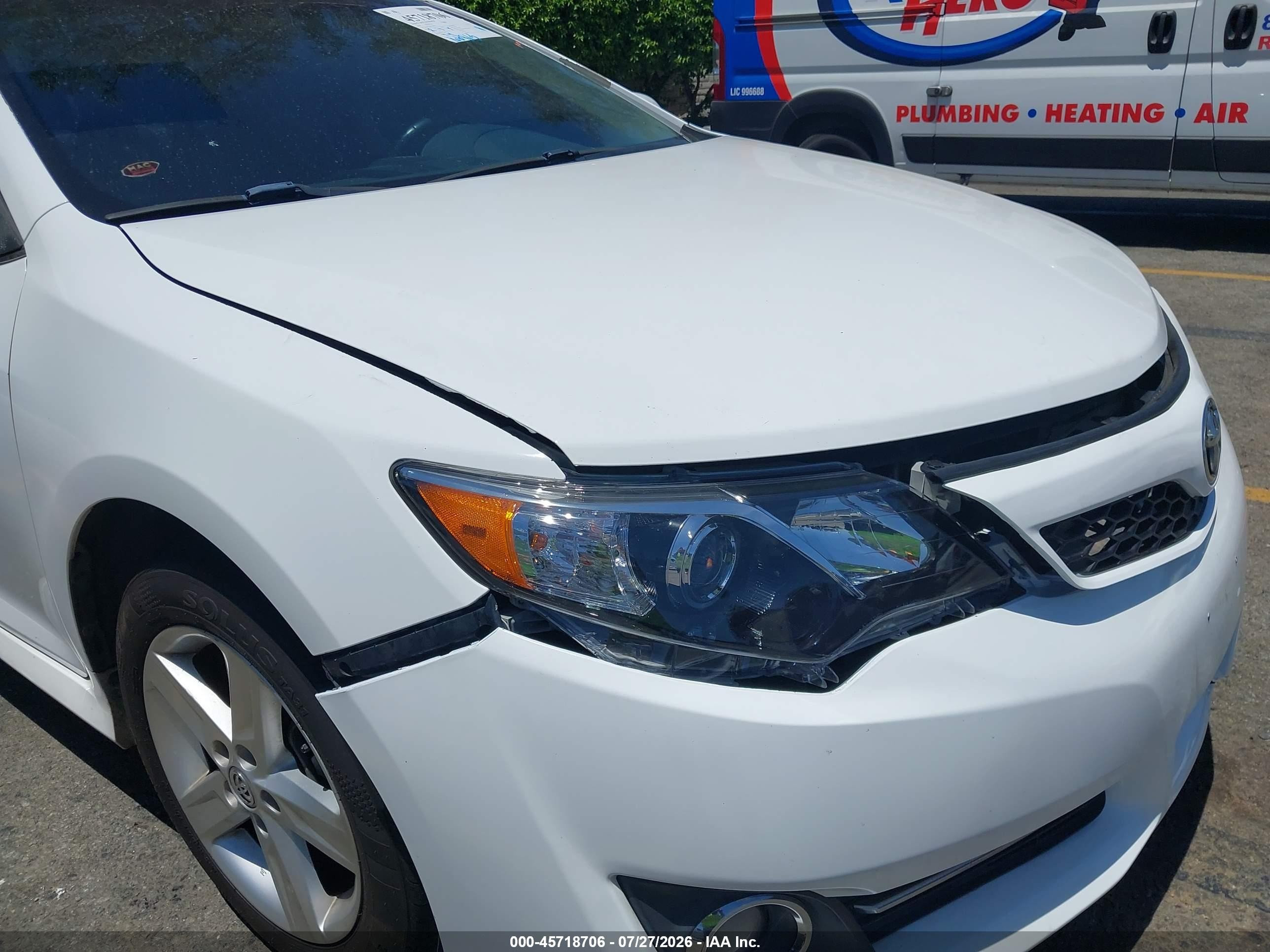 2014 Toyota Camry Se Белый vin: 4T1BF1FK4EU458335