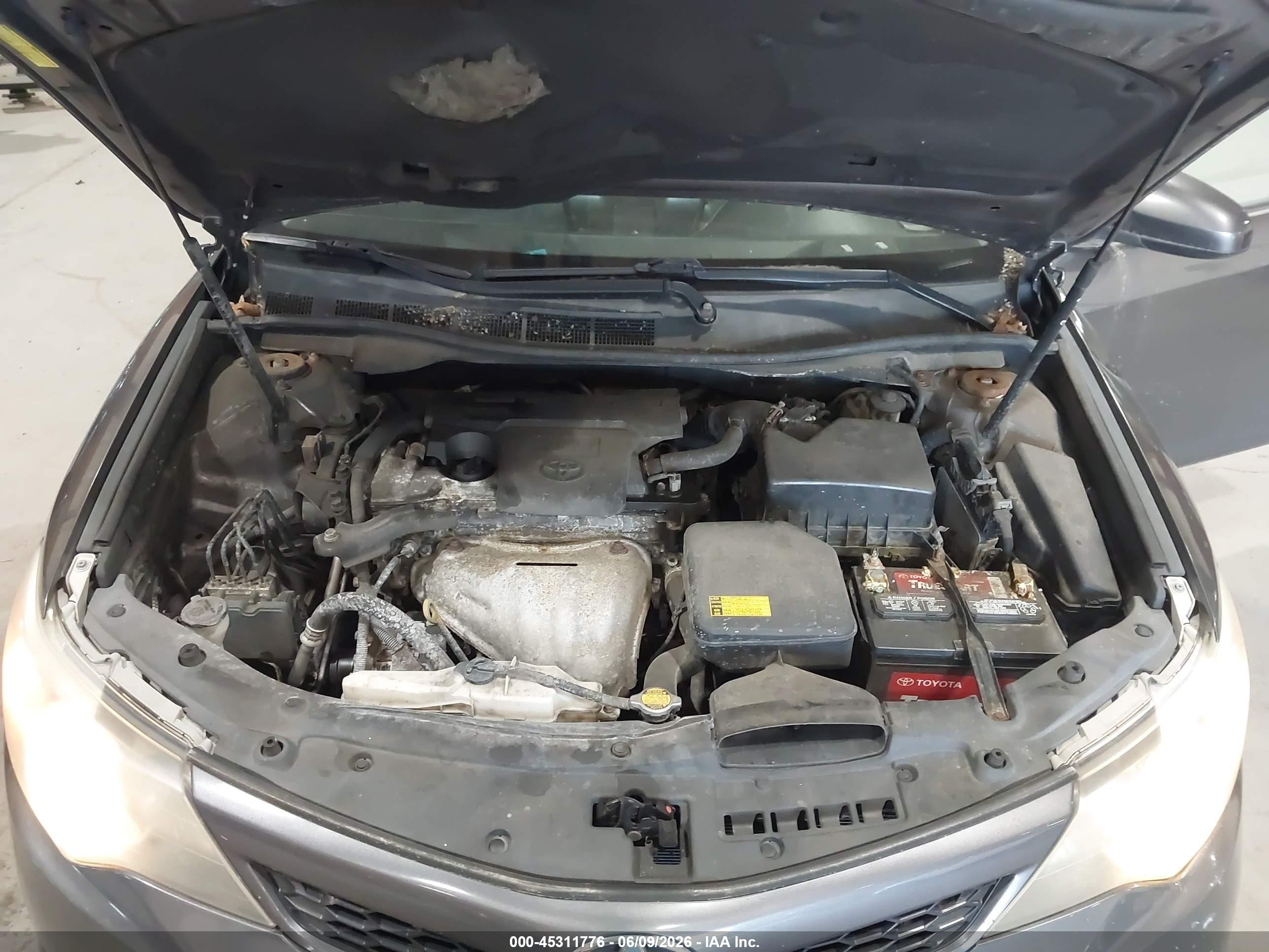 2014 Toyota Camry Se Gray vin: 4T1BF1FK4EU459078