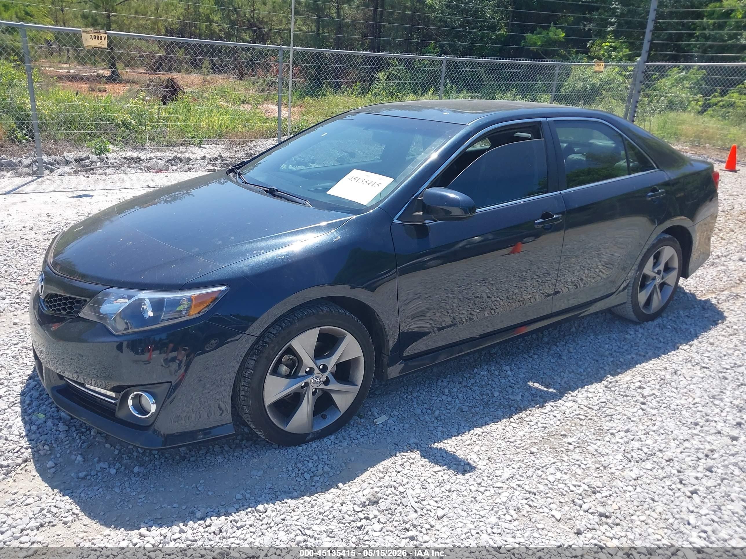 2014 Toyota Camry Se Sport Черный vin: 4T1BF1FK4EU465270