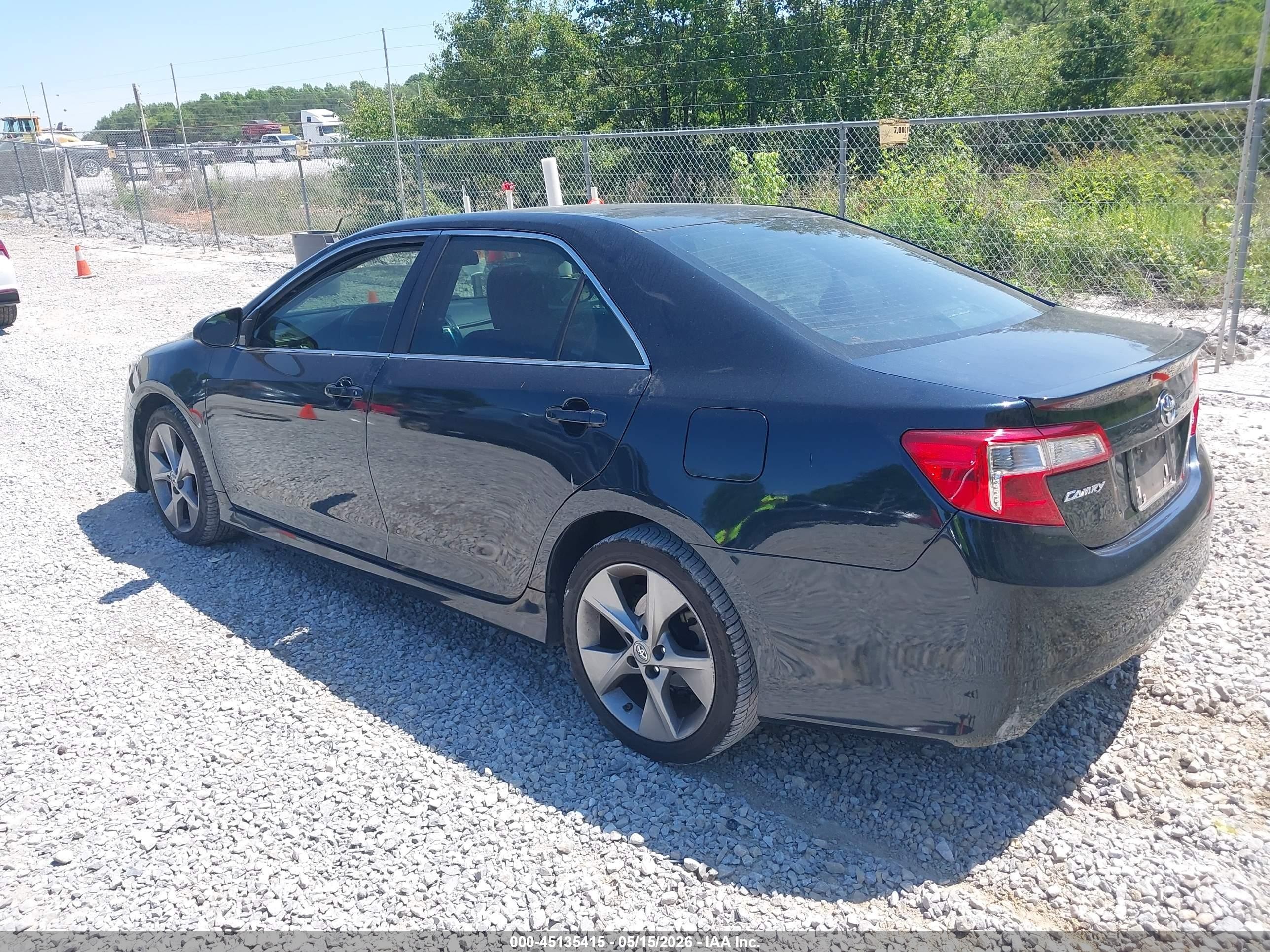 2014 Toyota Camry Se Sport Черный vin: 4T1BF1FK4EU465270