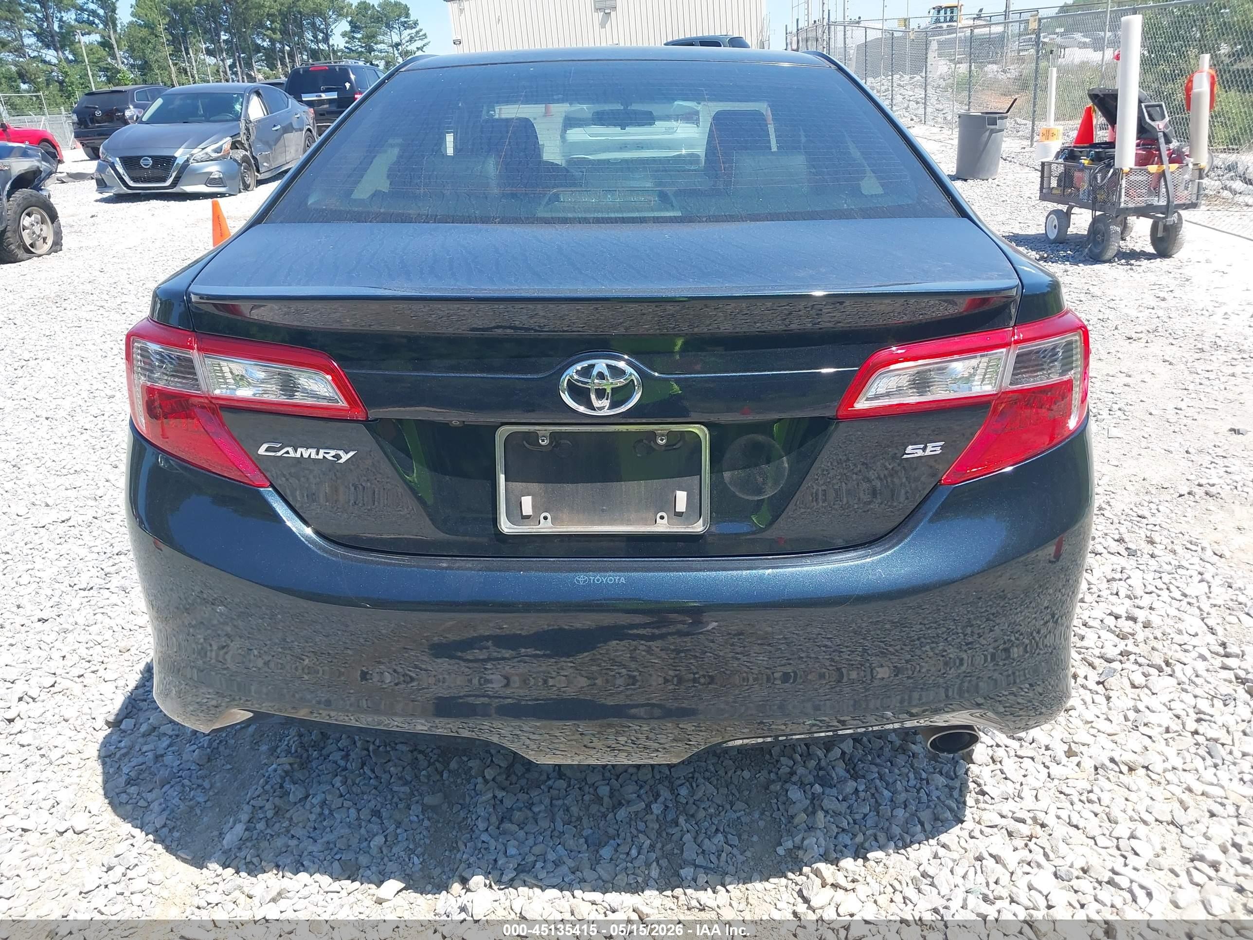 2014 Toyota Camry Se Sport Черный vin: 4T1BF1FK4EU465270