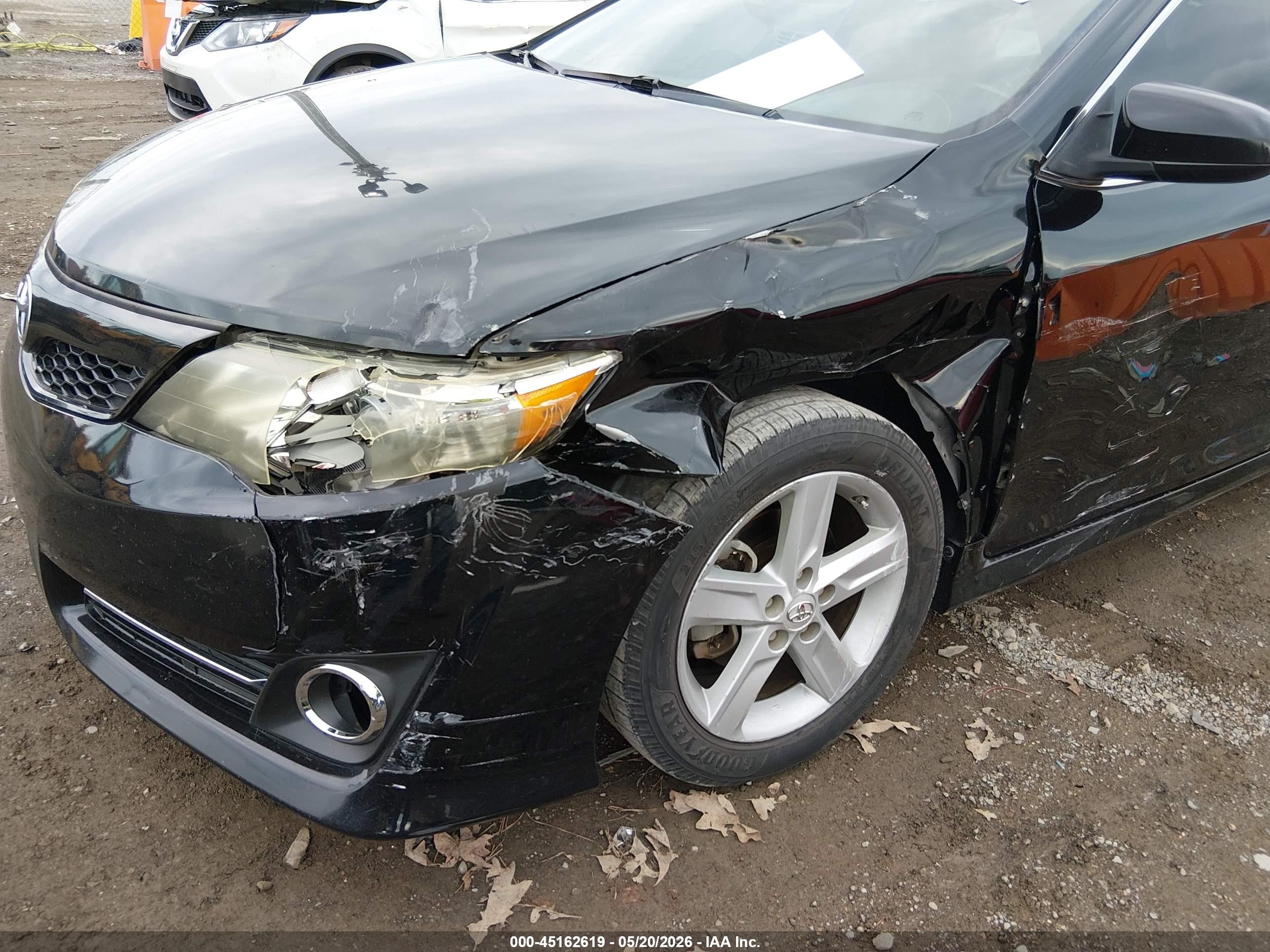 2014 Toyota Camry Se Black vin: 4T1BF1FK4EU466600
