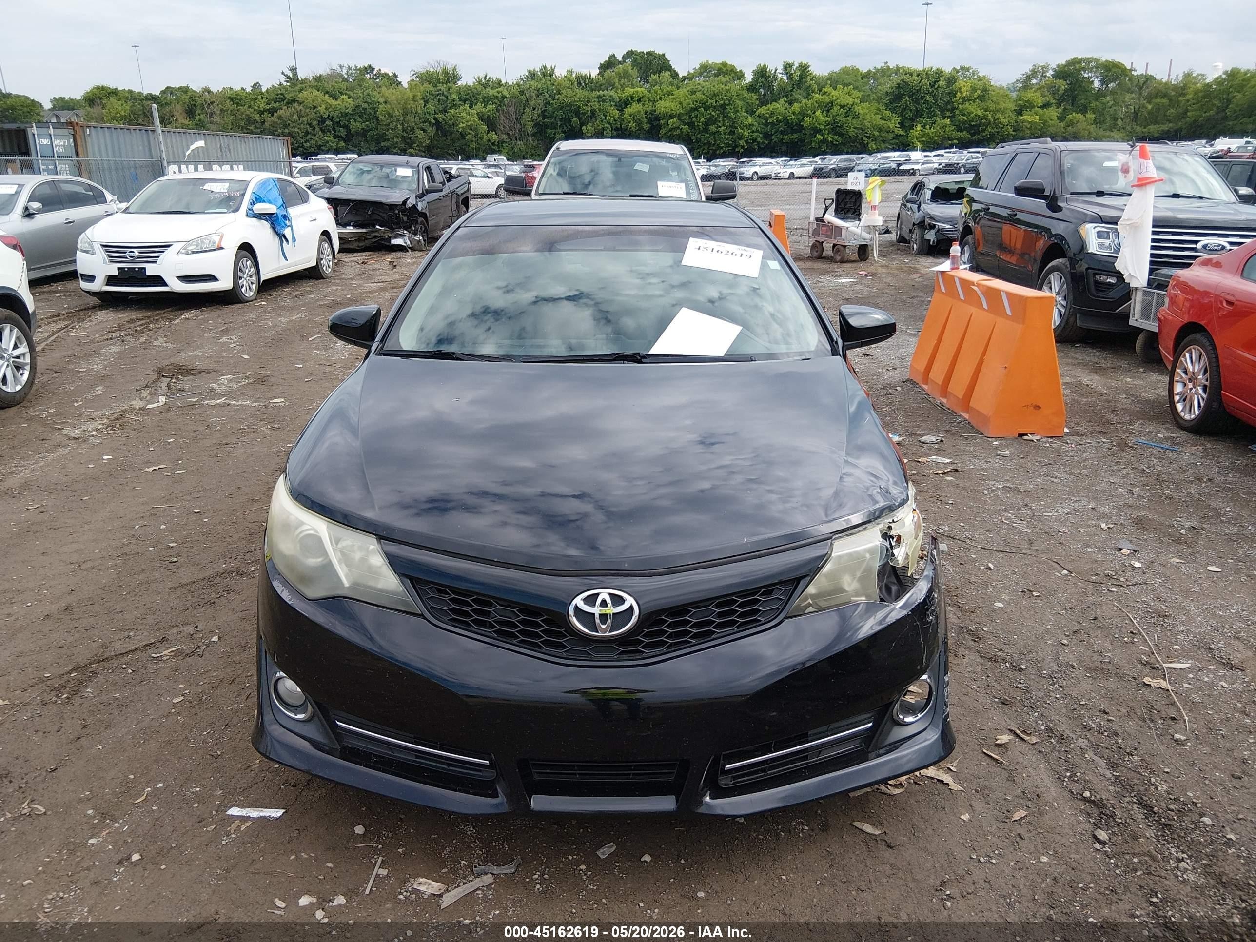 2014 Toyota Camry Se Black vin: 4T1BF1FK4EU466600