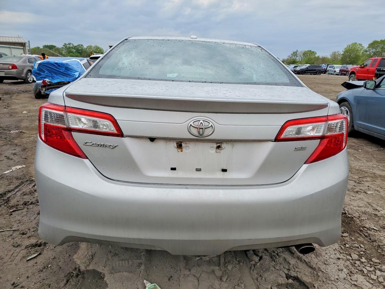 2014 Toyota Camry Se Sport Silver vin: 4T1BF1FK4EU742435