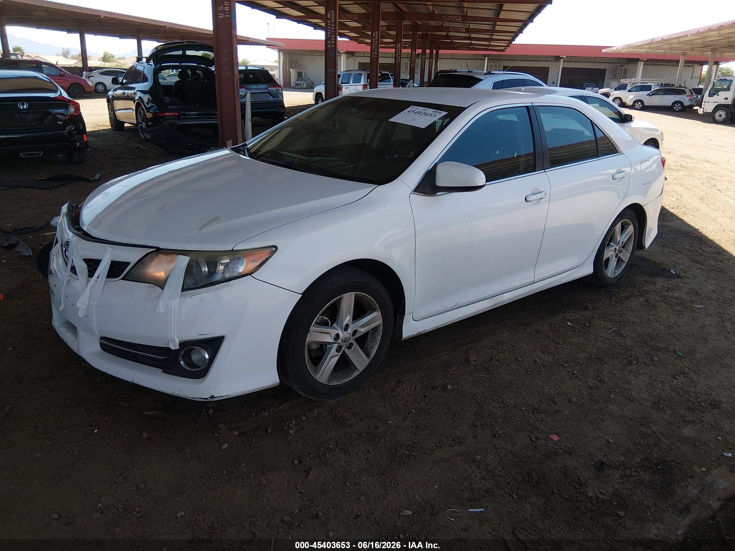 2014 Toyota Camry Se Белый vin: 4T1BF1FK4EU745786