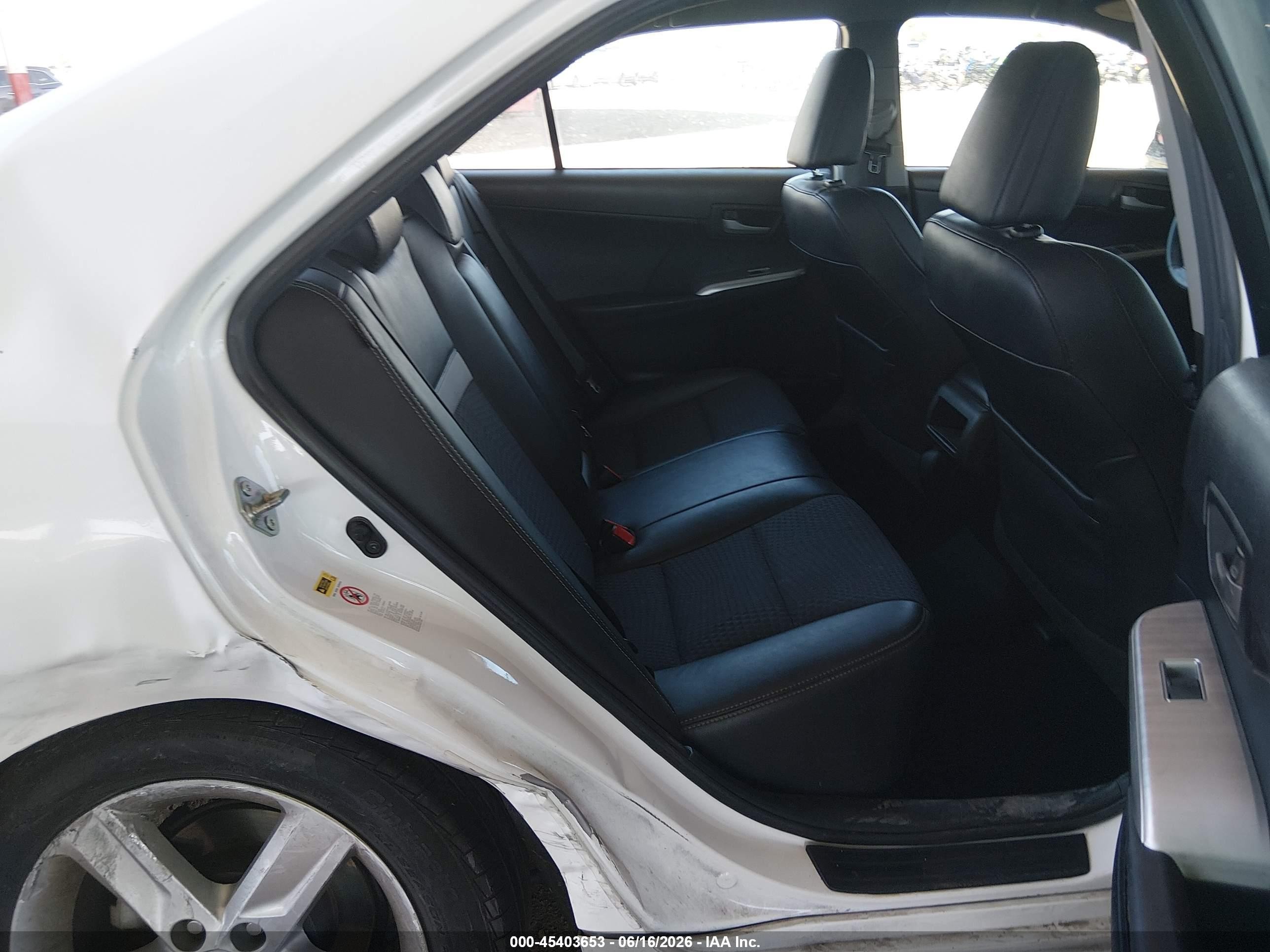 2014 Toyota Camry Se Белый vin: 4T1BF1FK4EU745786