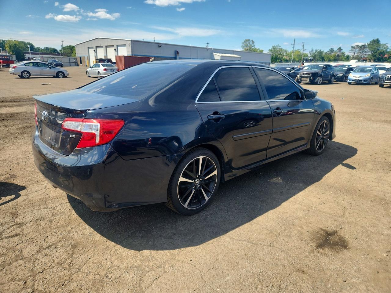2014 Toyota Camry Se Sport Black vin: 4T1BF1FK4EU746016