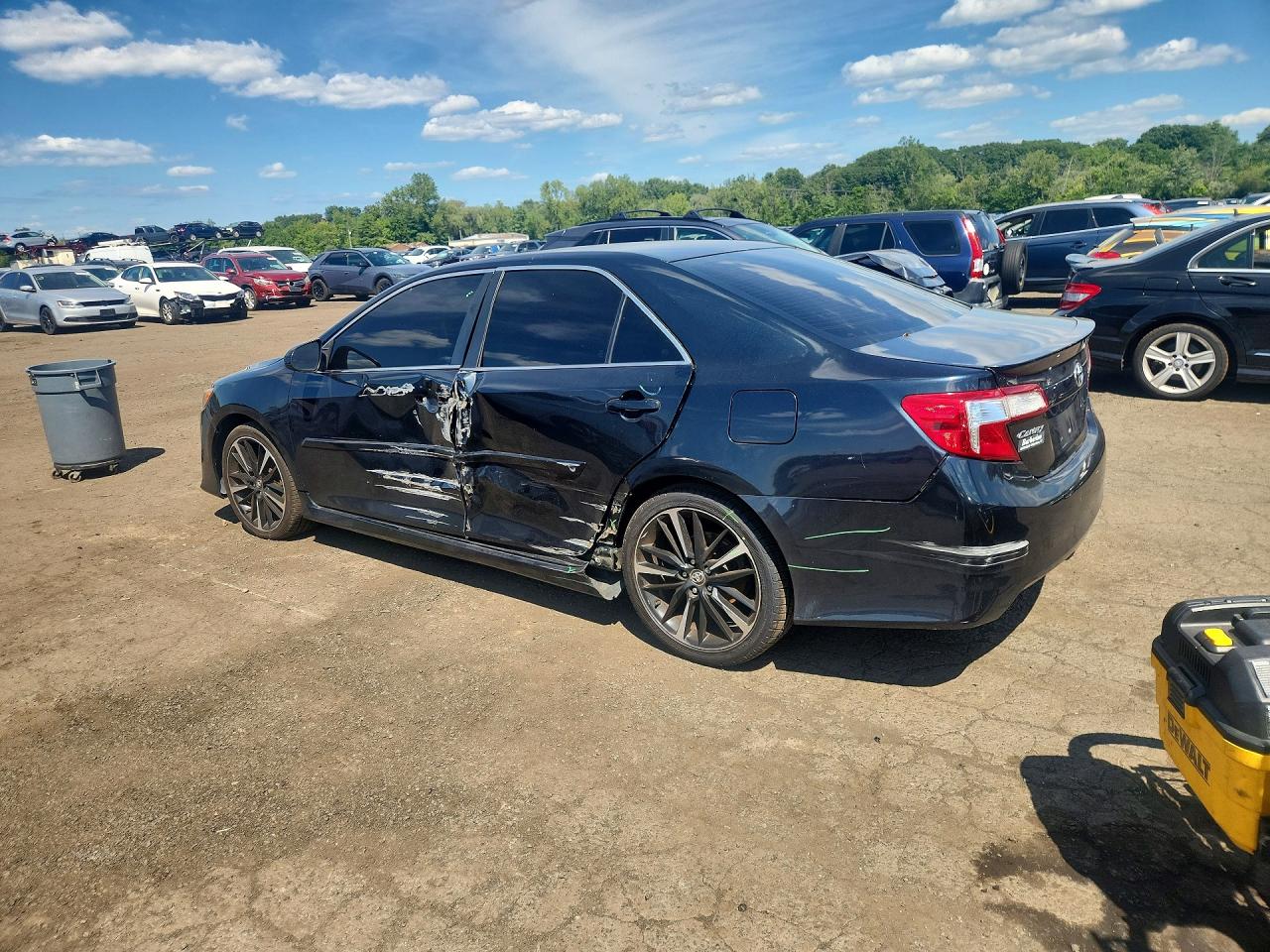 2014 Toyota Camry Se Sport Black vin: 4T1BF1FK4EU746016
