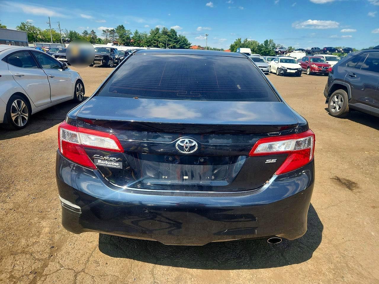 2014 Toyota Camry Se Sport Black vin: 4T1BF1FK4EU746016