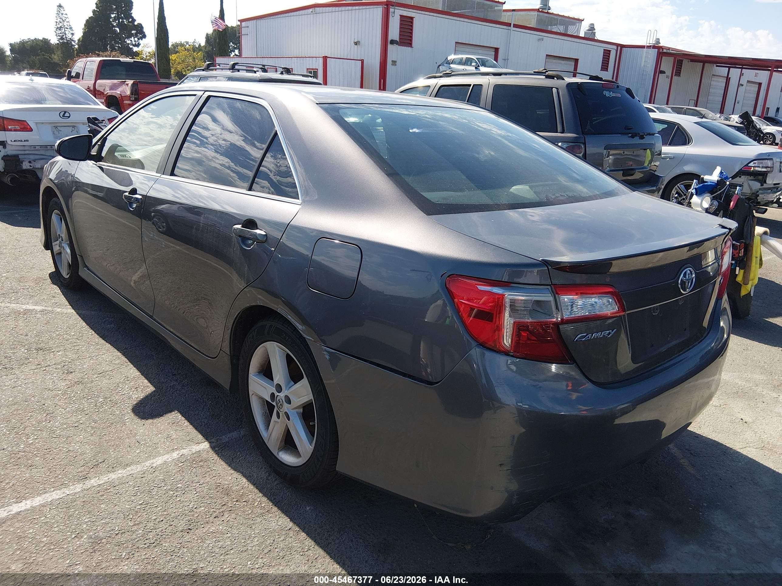 2014 Toyota Camry Se Black vin: 4T1BF1FK4EU751670