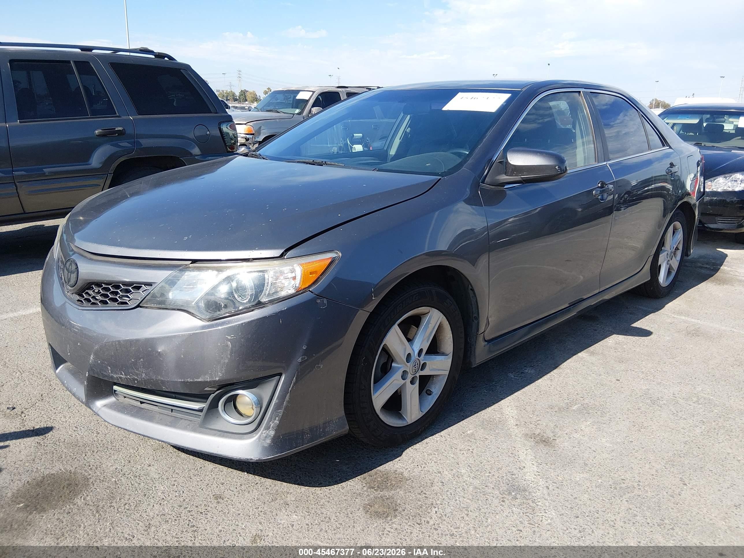 2014 Toyota Camry Se Black vin: 4T1BF1FK4EU751670