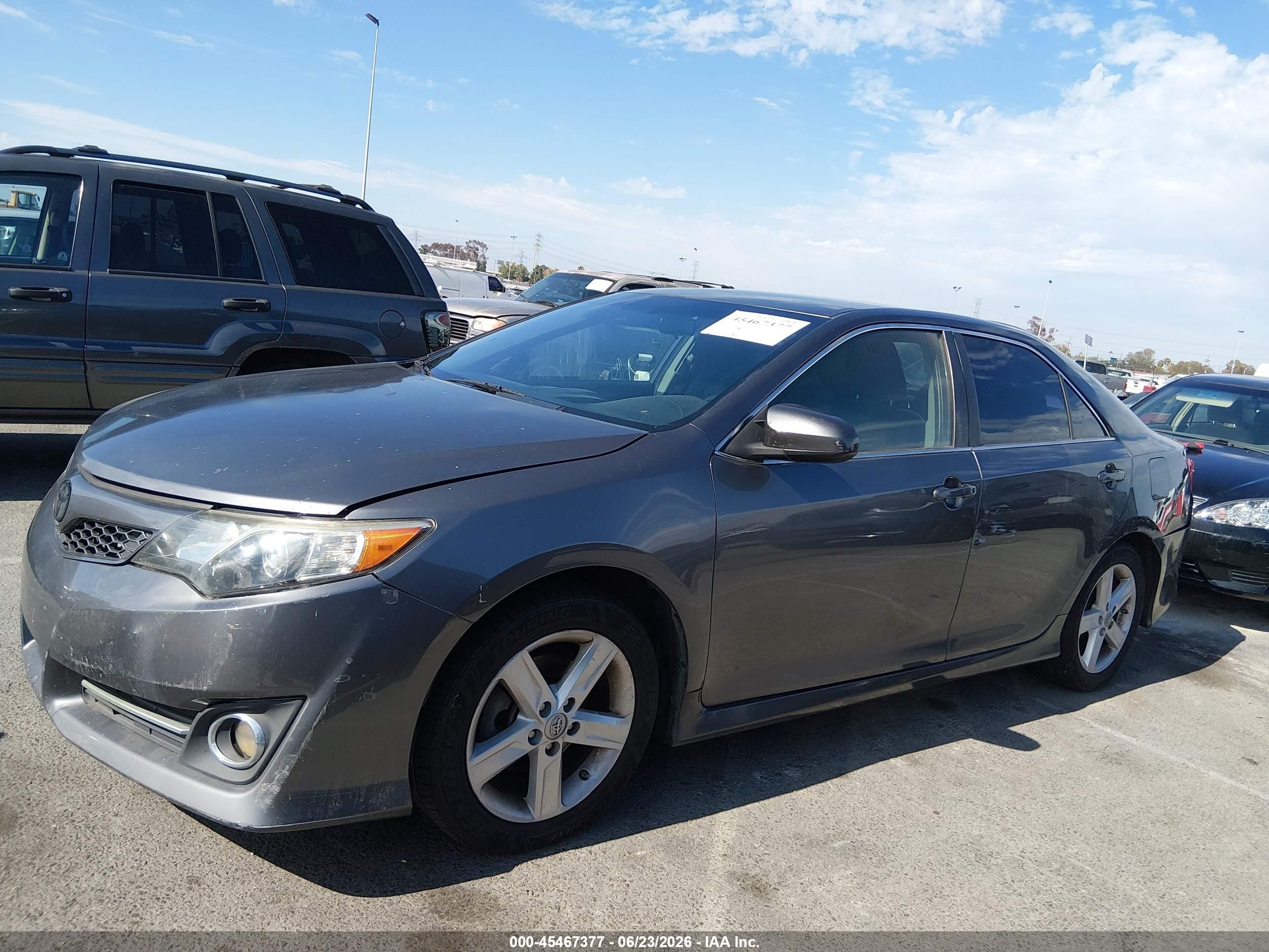 2014 Toyota Camry Se Black vin: 4T1BF1FK4EU751670