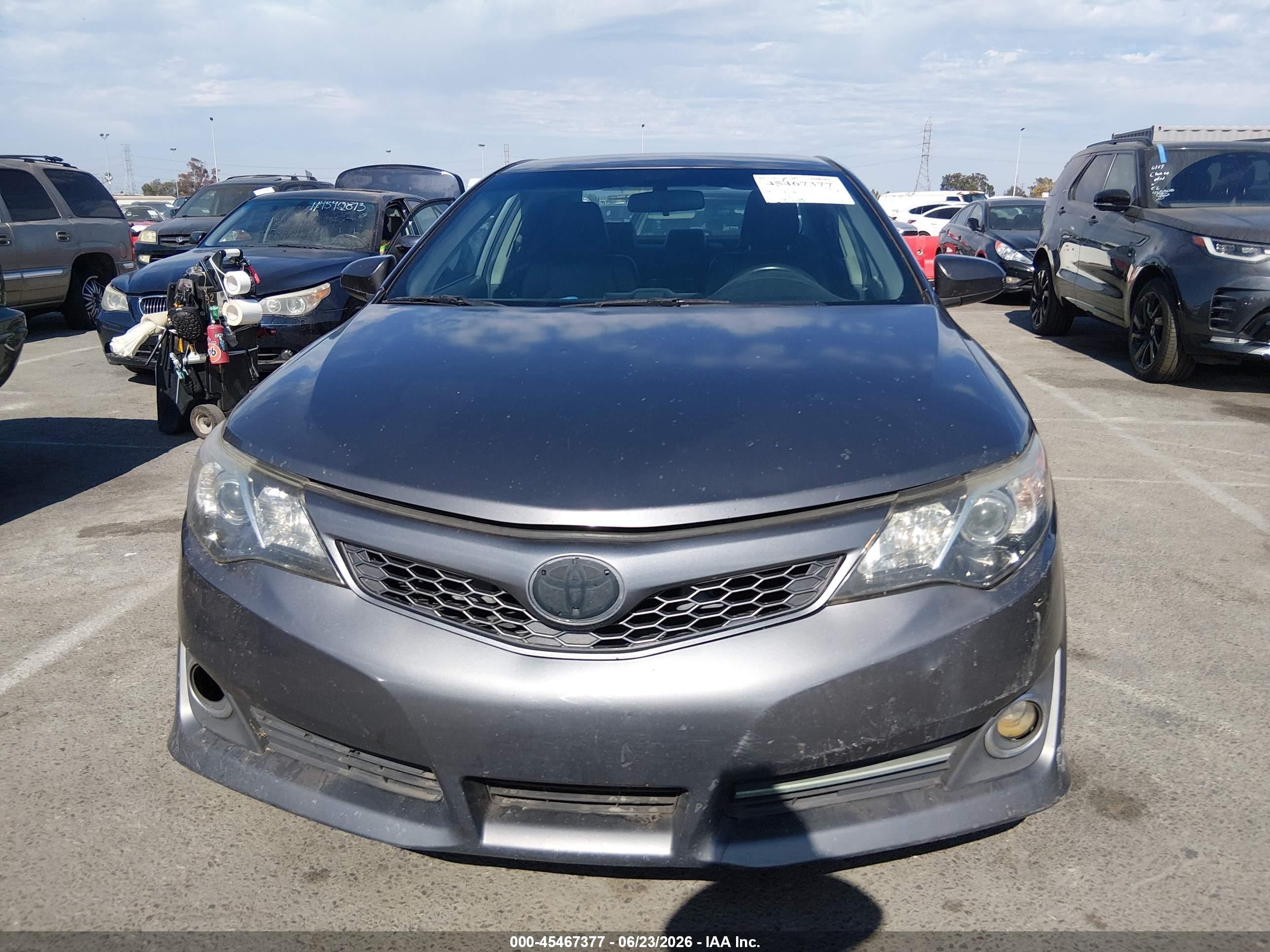 2014 Toyota Camry Se Black vin: 4T1BF1FK4EU751670
