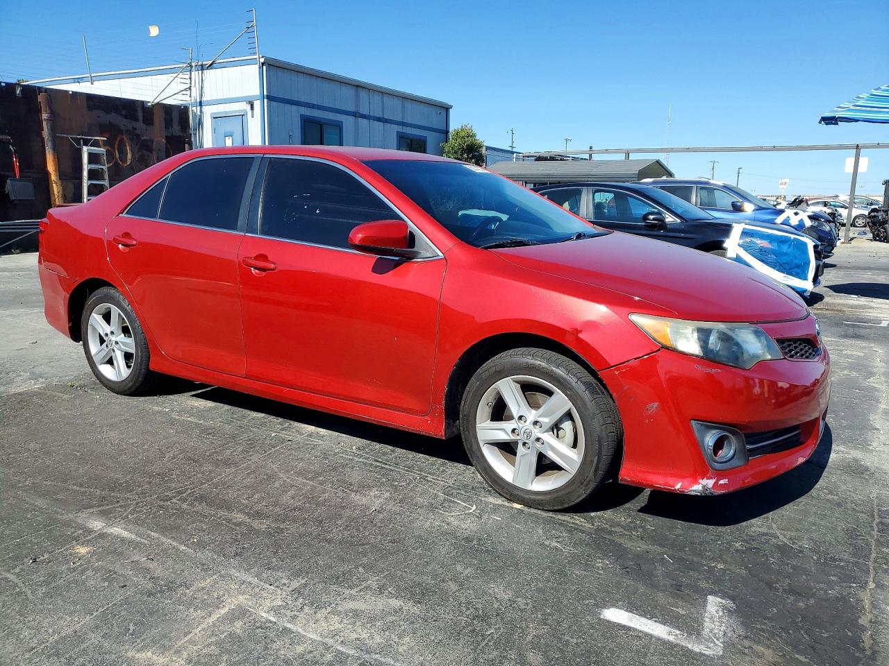 2014 Toyota Camry Se Red vin: 4T1BF1FK4EU775645