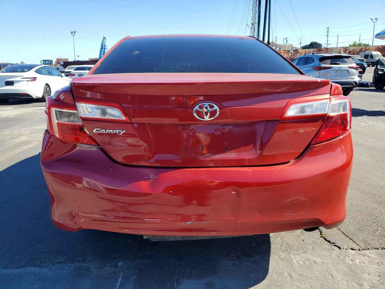 2014 Toyota Camry Se Red vin: 4T1BF1FK4EU775645