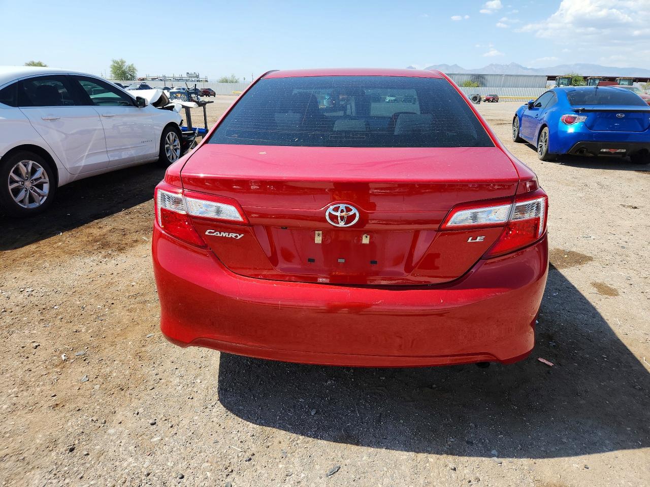 2014 Toyota Camry Le Красный vin: 4T1BF1FK4EU777962