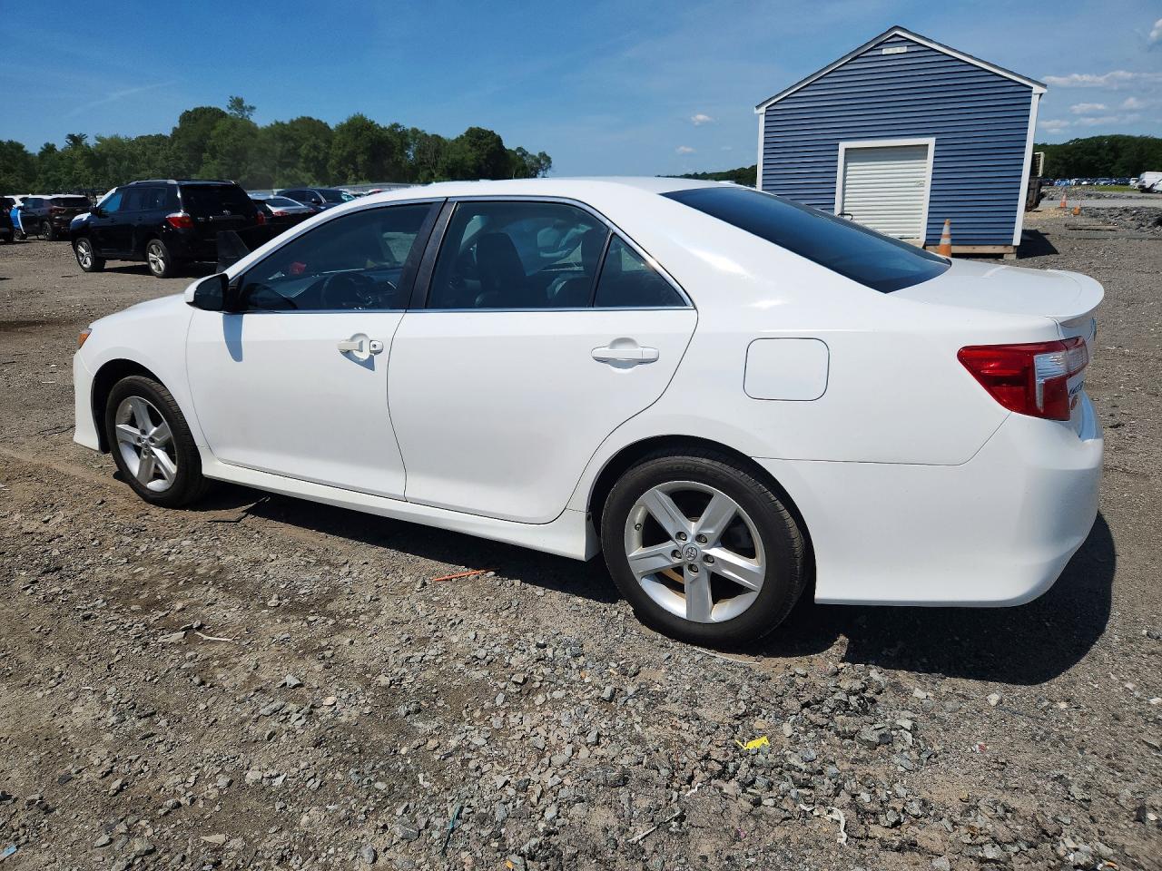 2014 Toyota Camry Se White vin: 4T1BF1FK4EU785740