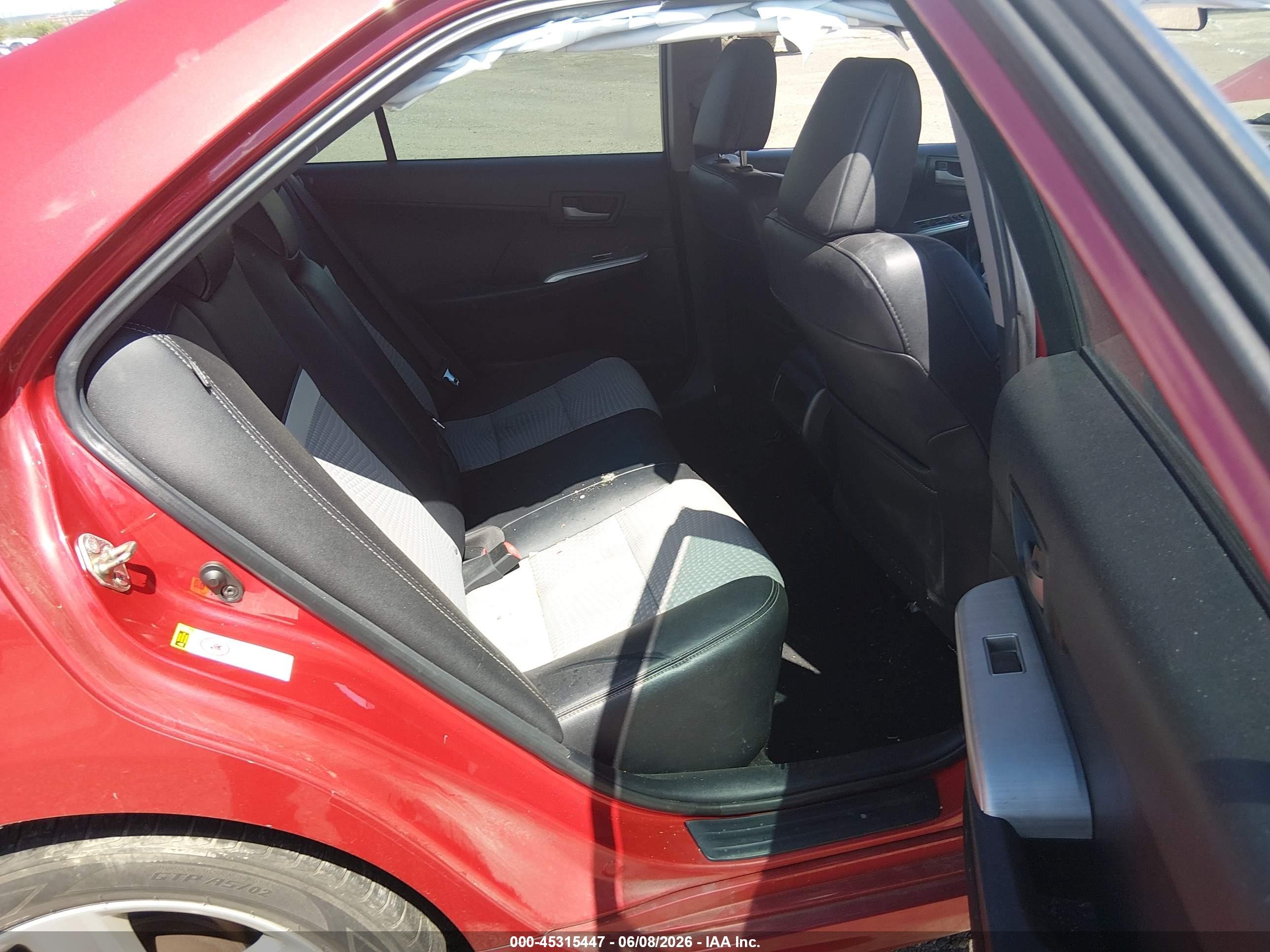 2014 Toyota Camry Se Красный vin: 4T1BF1FK4EU789271