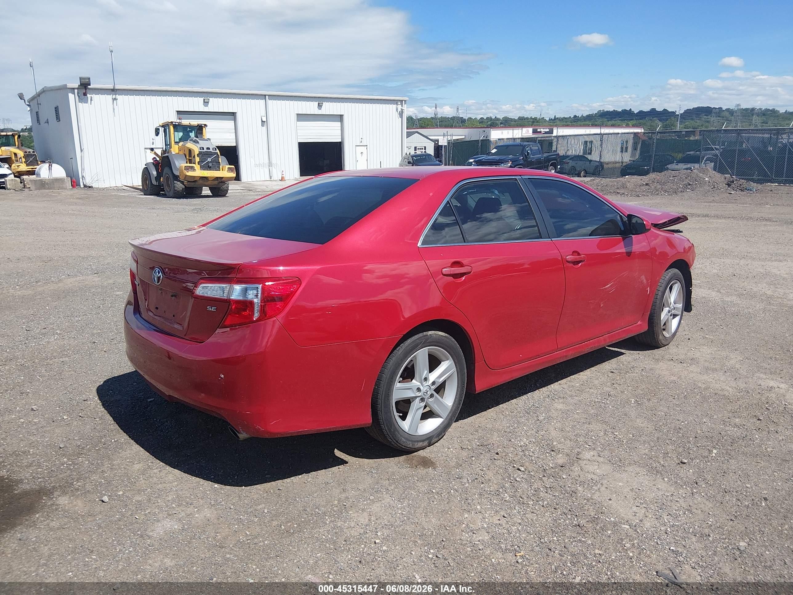 2014 Toyota Camry Se Красный vin: 4T1BF1FK4EU789271