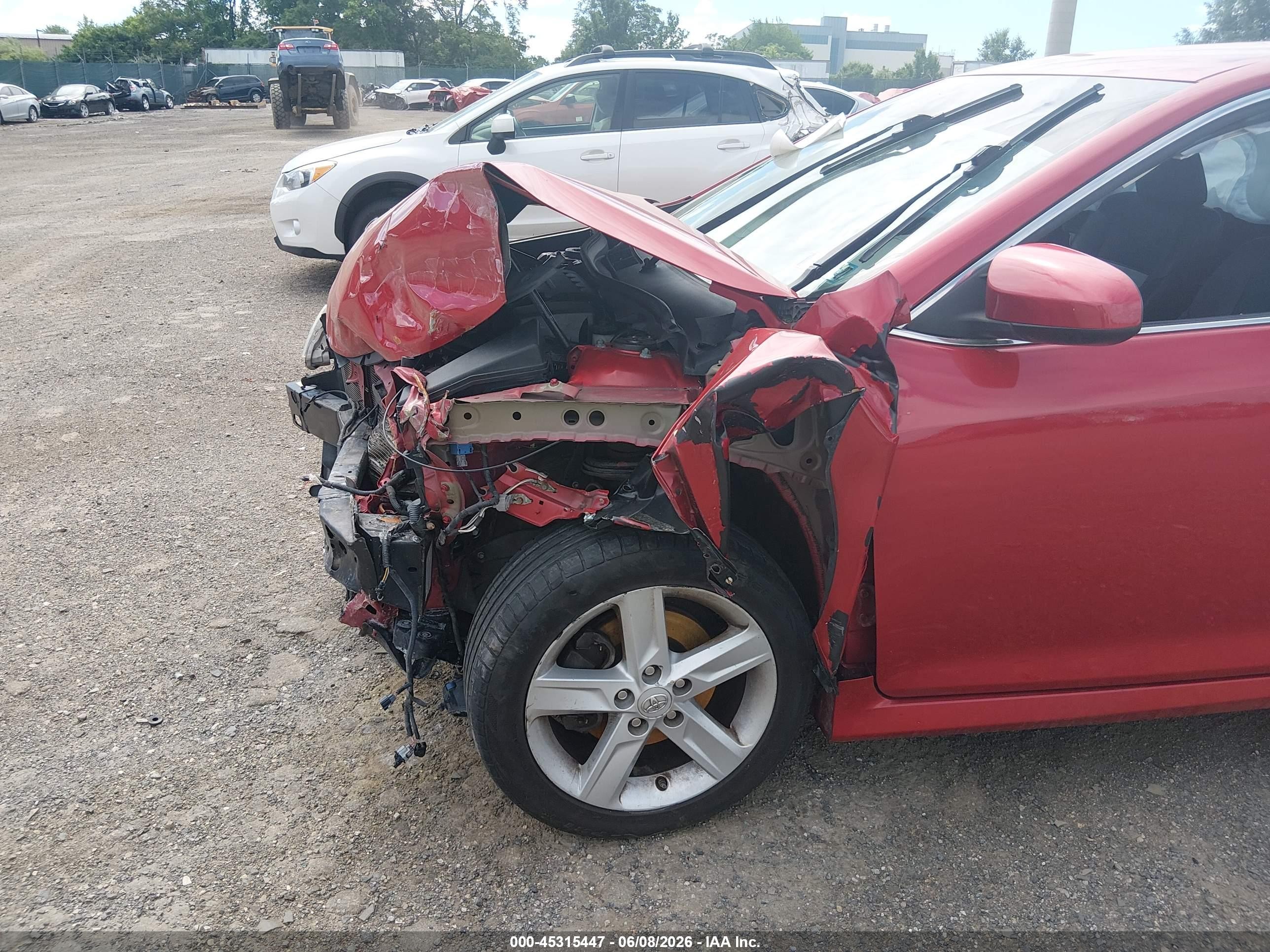 2014 Toyota Camry Se Красный vin: 4T1BF1FK4EU789271