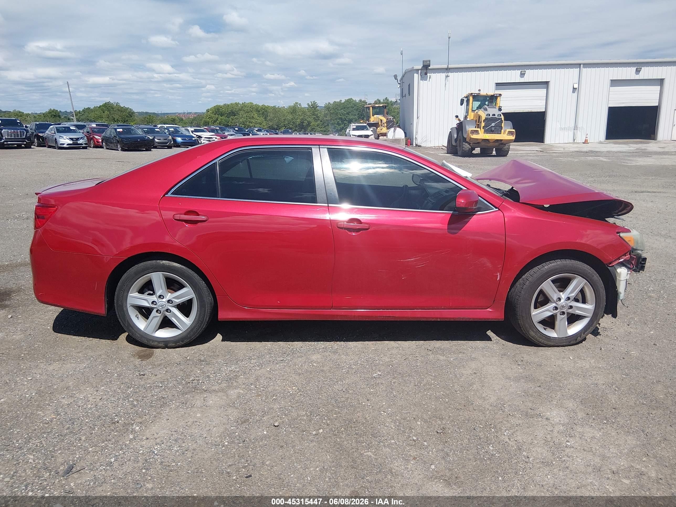 2014 Toyota Camry Se Красный vin: 4T1BF1FK4EU789271