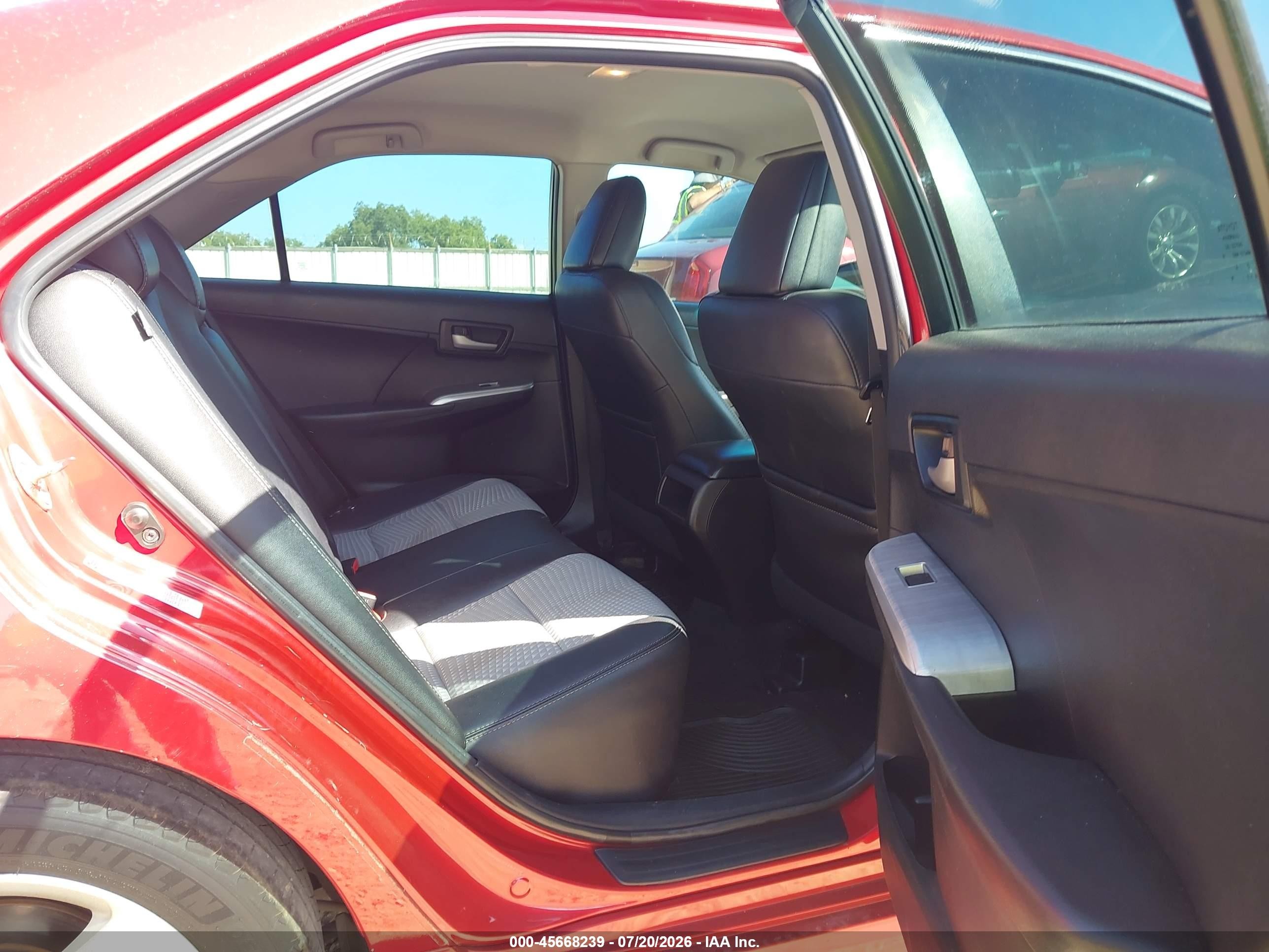 2014 Toyota Camry Se Red vin: 4T1BF1FK4EU789724
