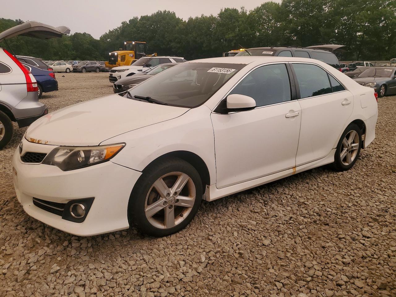 2014 Toyota Camry Se White vin: 4T1BF1FK4EU795975
