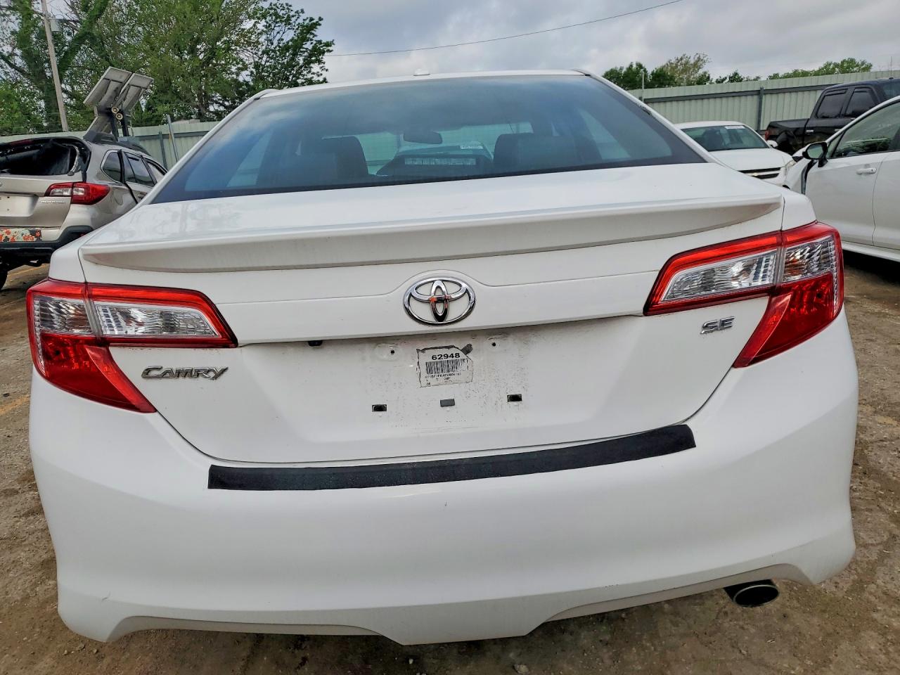 2014 Toyota Camry Se White vin: 4T1BF1FK4EU805193
