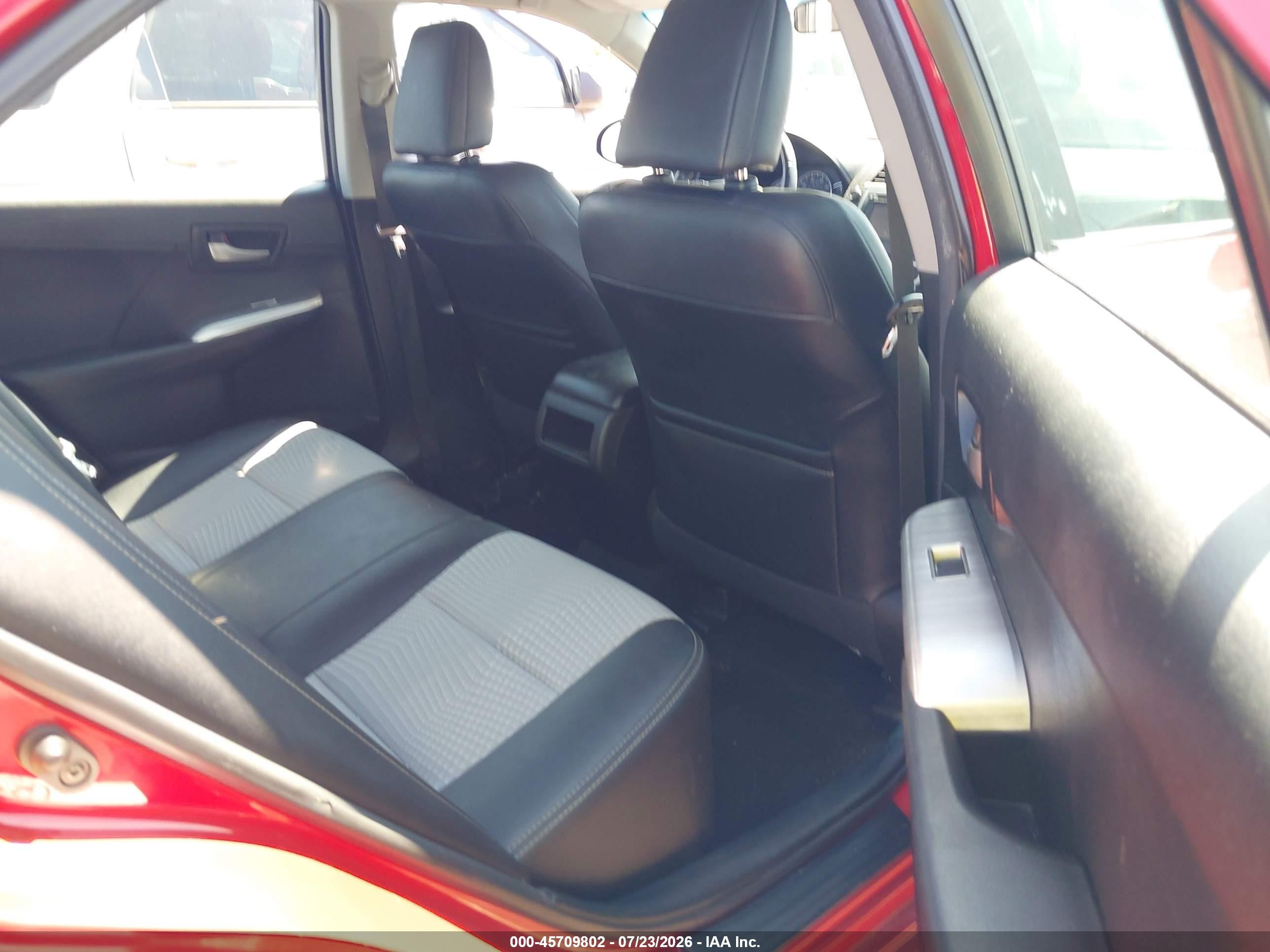 2014 Toyota Camry Se Red vin: 4T1BF1FK4EU828411