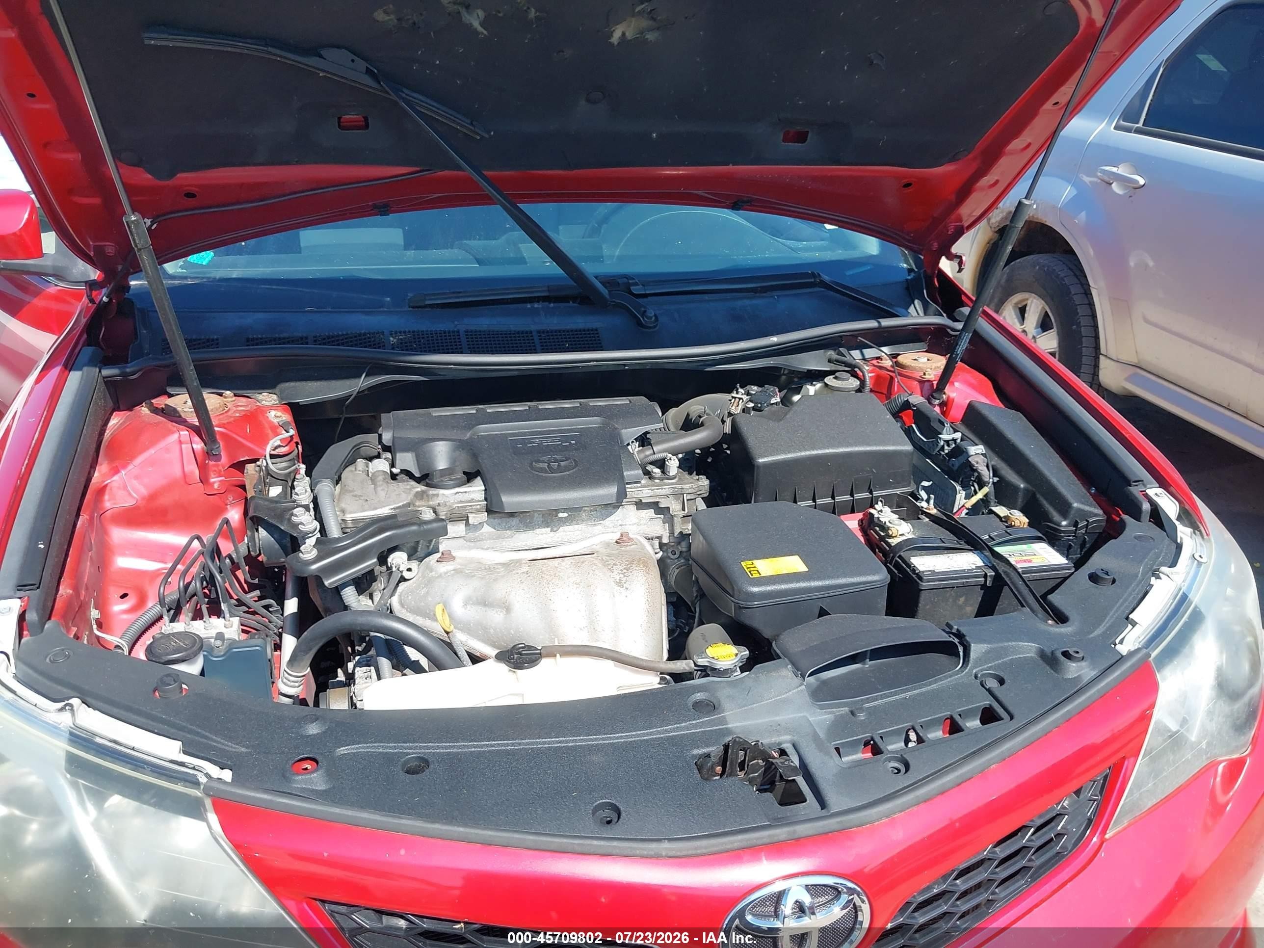 2014 Toyota Camry Se Red vin: 4T1BF1FK4EU828411