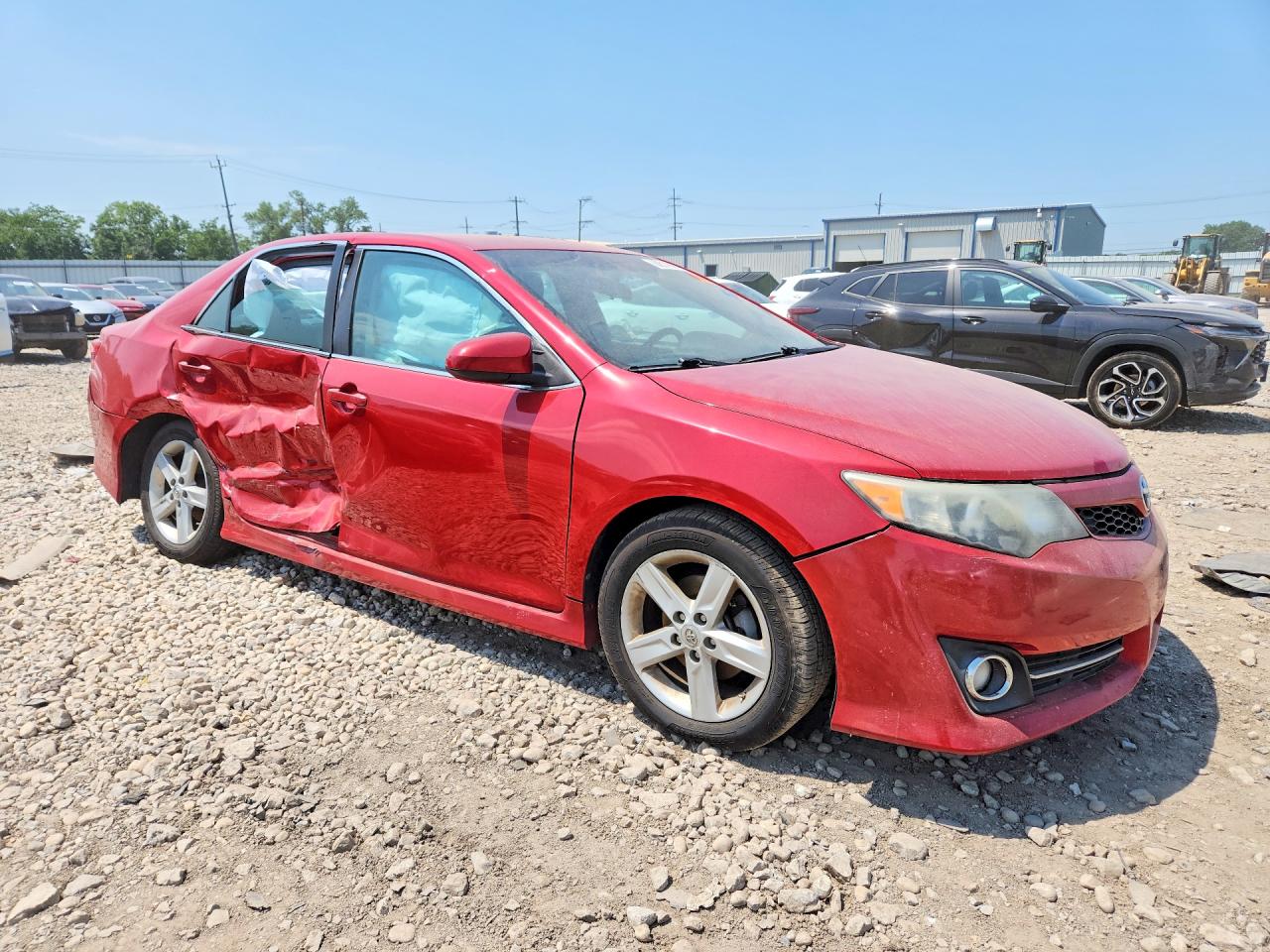 2014 Toyota Camry Se Red vin: 4T1BF1FK4EU832622