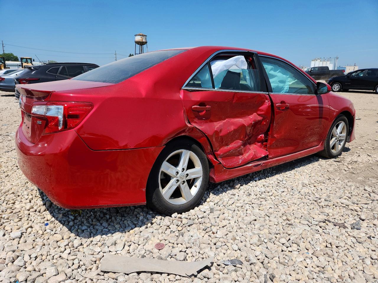 2014 Toyota Camry Se Red vin: 4T1BF1FK4EU832622