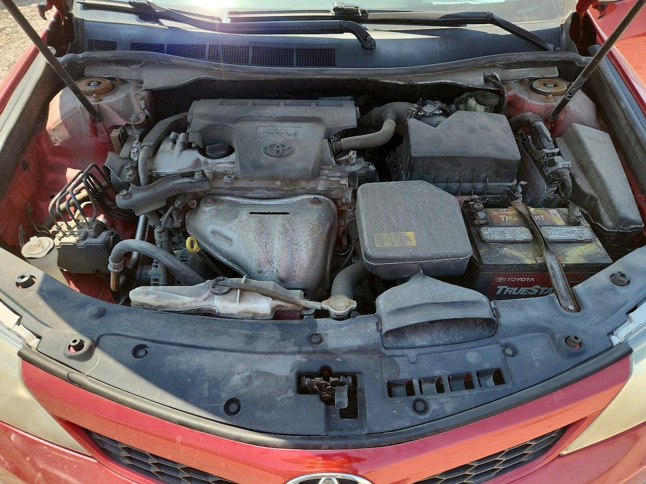 2014 Toyota Camry Se Red vin: 4T1BF1FK4EU832622