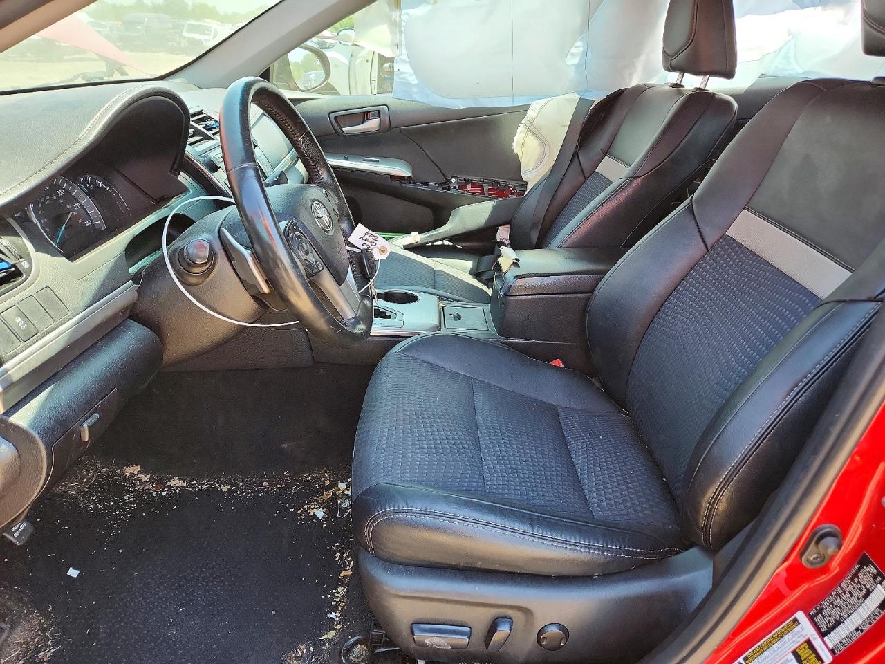 2014 Toyota Camry Se Red vin: 4T1BF1FK4EU832622