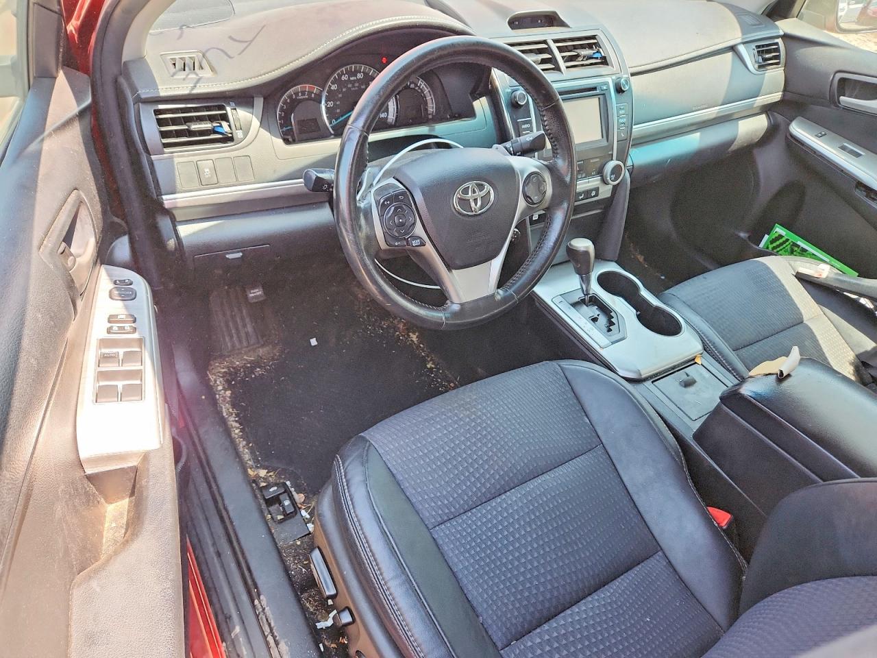 2014 Toyota Camry Se Red vin: 4T1BF1FK4EU832622