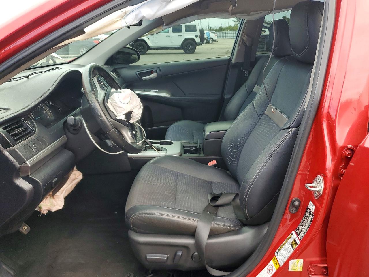 2014 Toyota Camry Se Red vin: 4T1BF1FK4EU834015
