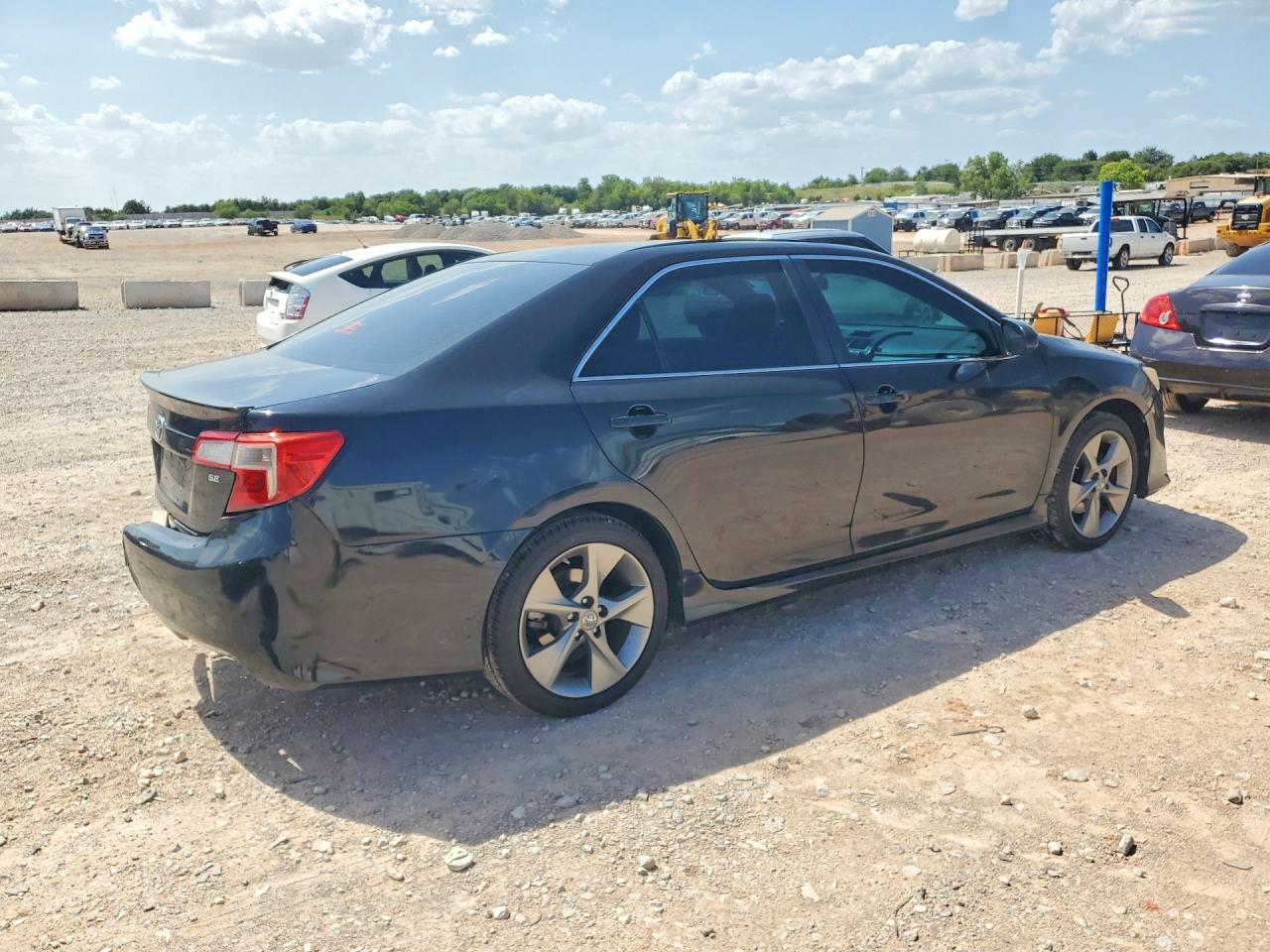 2014 Toyota Camry Se Sport Black vin: 4T1BF1FK4EU835228