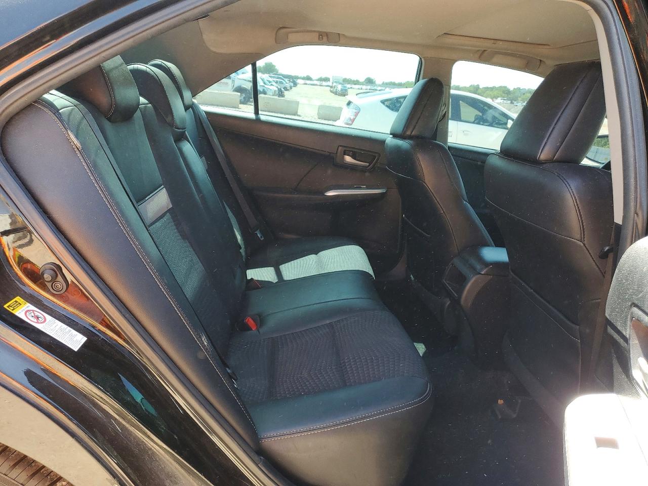 2014 Toyota Camry Se Sport Black vin: 4T1BF1FK4EU835228