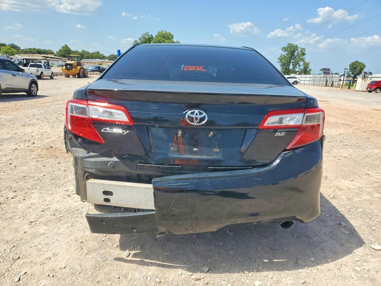 2014 Toyota Camry Se Sport Black vin: 4T1BF1FK4EU835228