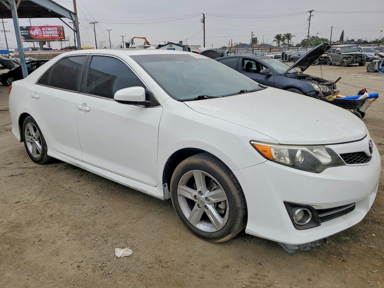 2014 Toyota Camry Se White vin: 4T1BF1FK4EU845015