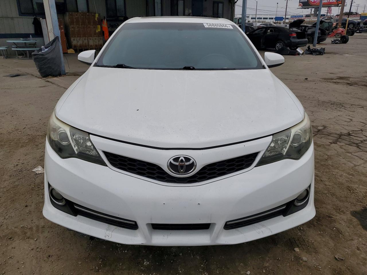 2014 Toyota Camry Se White vin: 4T1BF1FK4EU845015