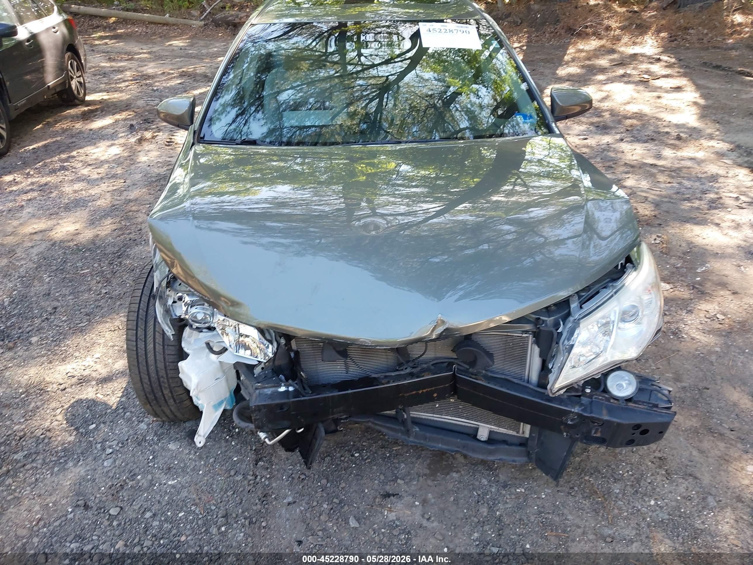 2014 Toyota Camry Xle Green vin: 4T1BF1FK4EU849128
