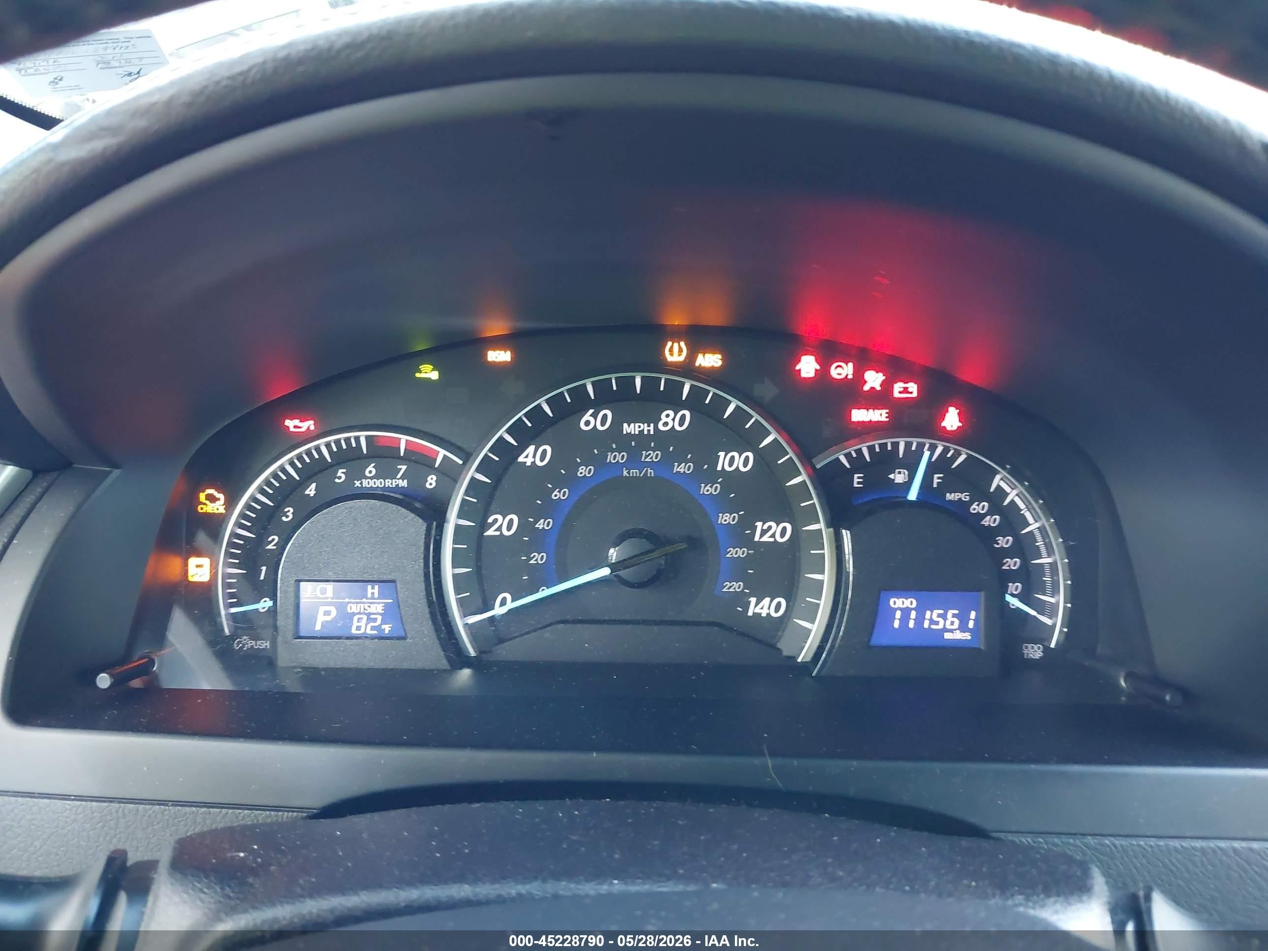2014 Toyota Camry Xle Green vin: 4T1BF1FK4EU849128
