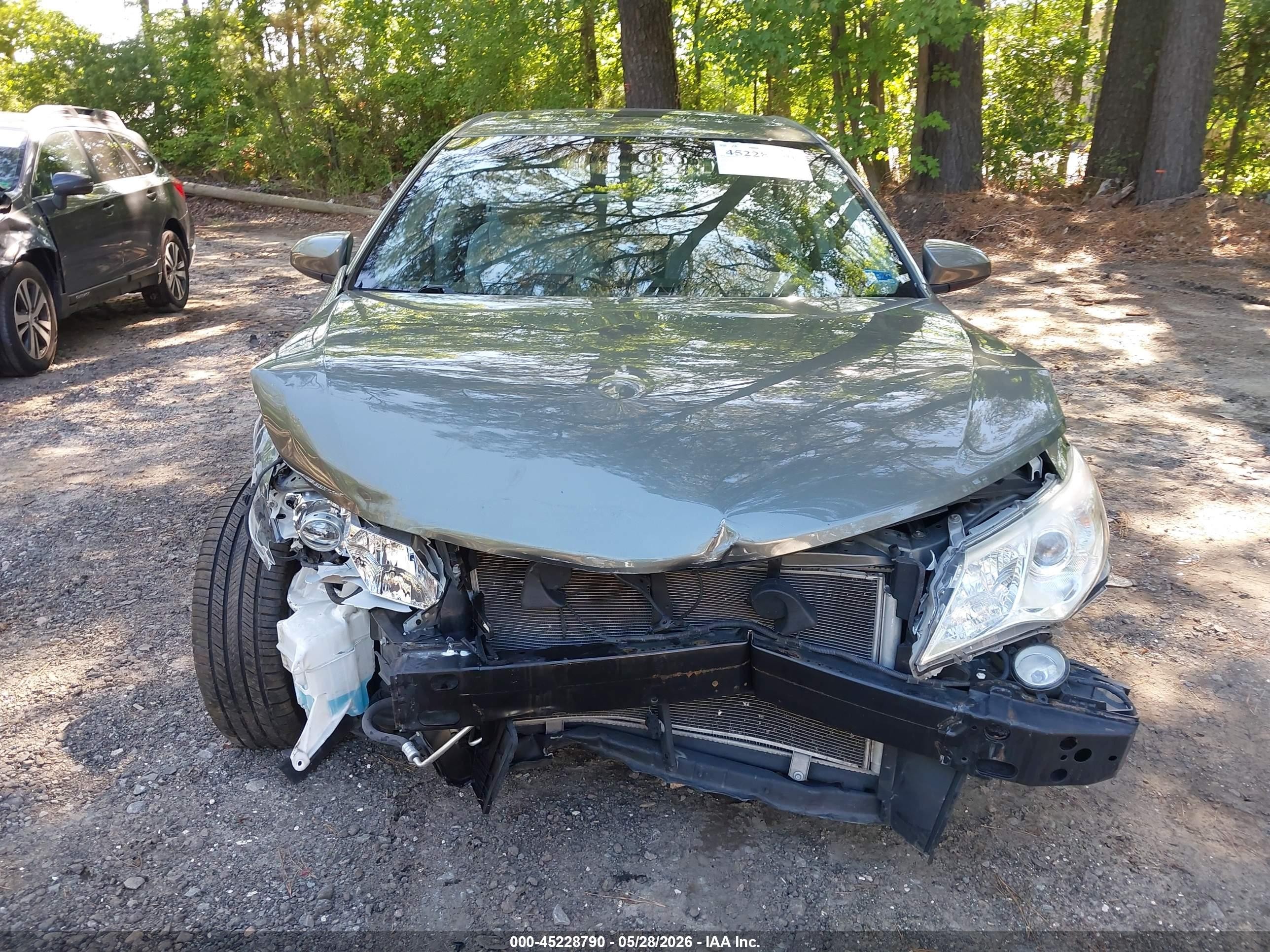 2014 Toyota Camry Xle Green vin: 4T1BF1FK4EU849128