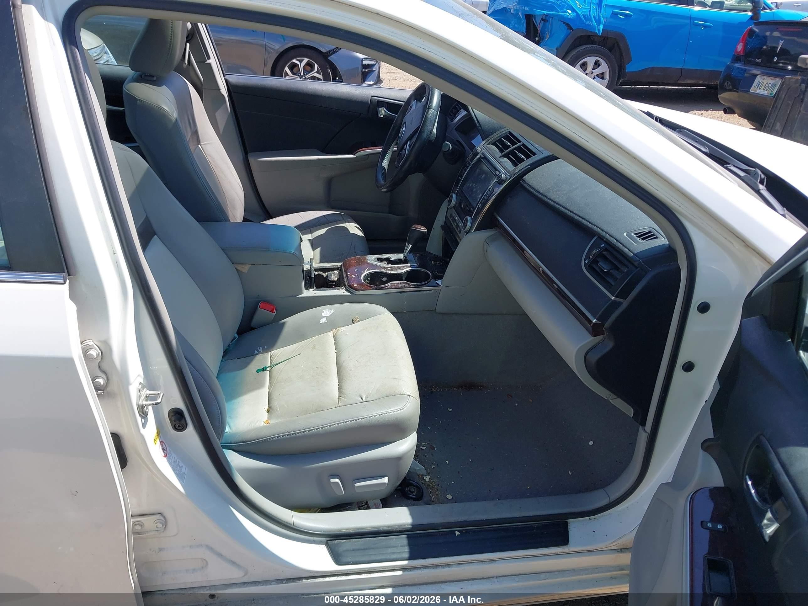 2014 Toyota Camry Xle White vin: 4T1BF1FK4EU857164